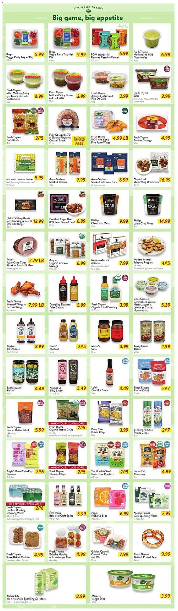 Fresh Thyme weekly ad