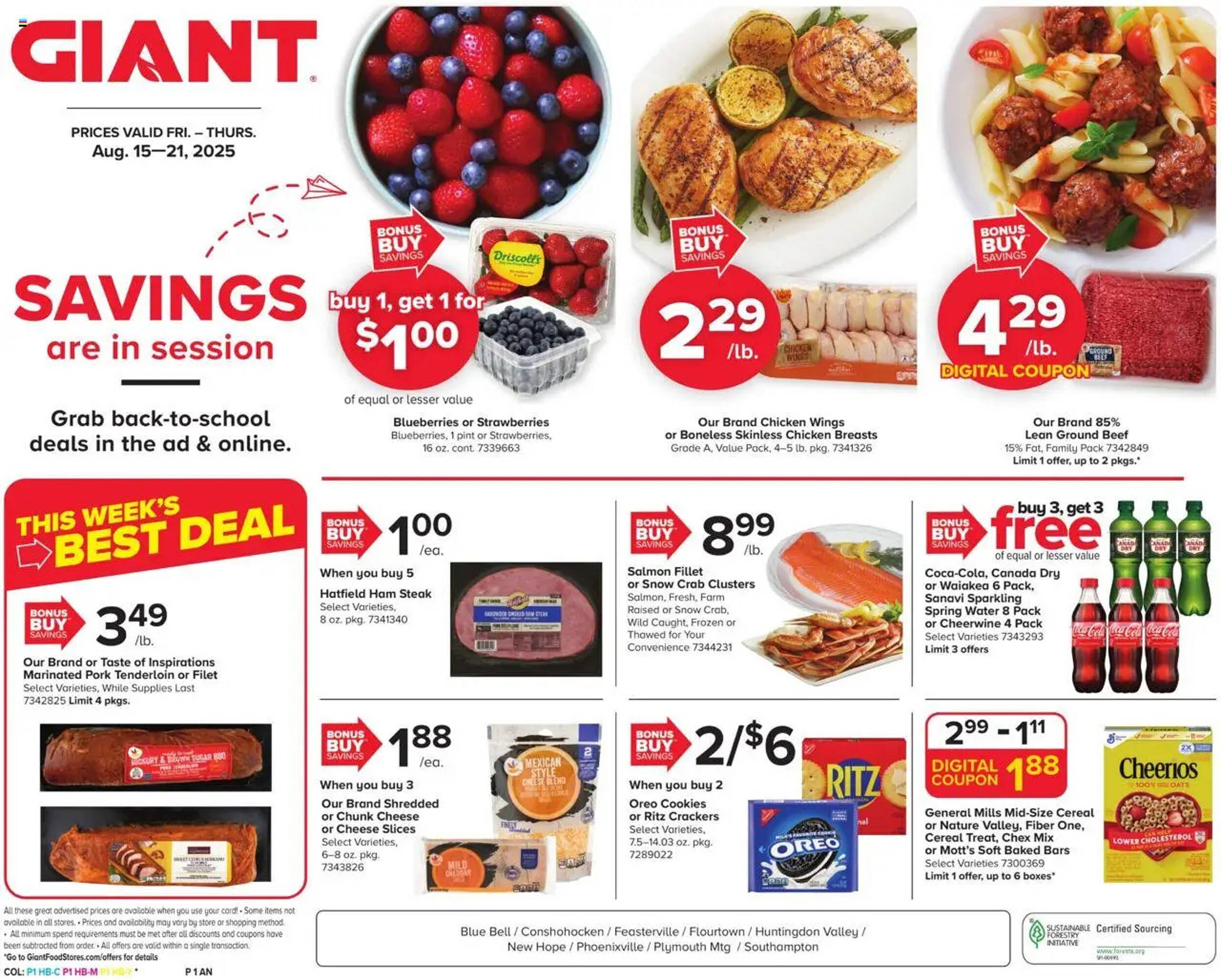 GIANT Weekly Ad (2025-08-15 - 2025-08-22) | 1