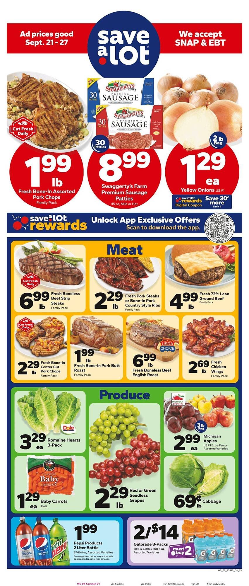 Save a Lot weekly ad (2025-09-21 - 2025-09-27) | 1