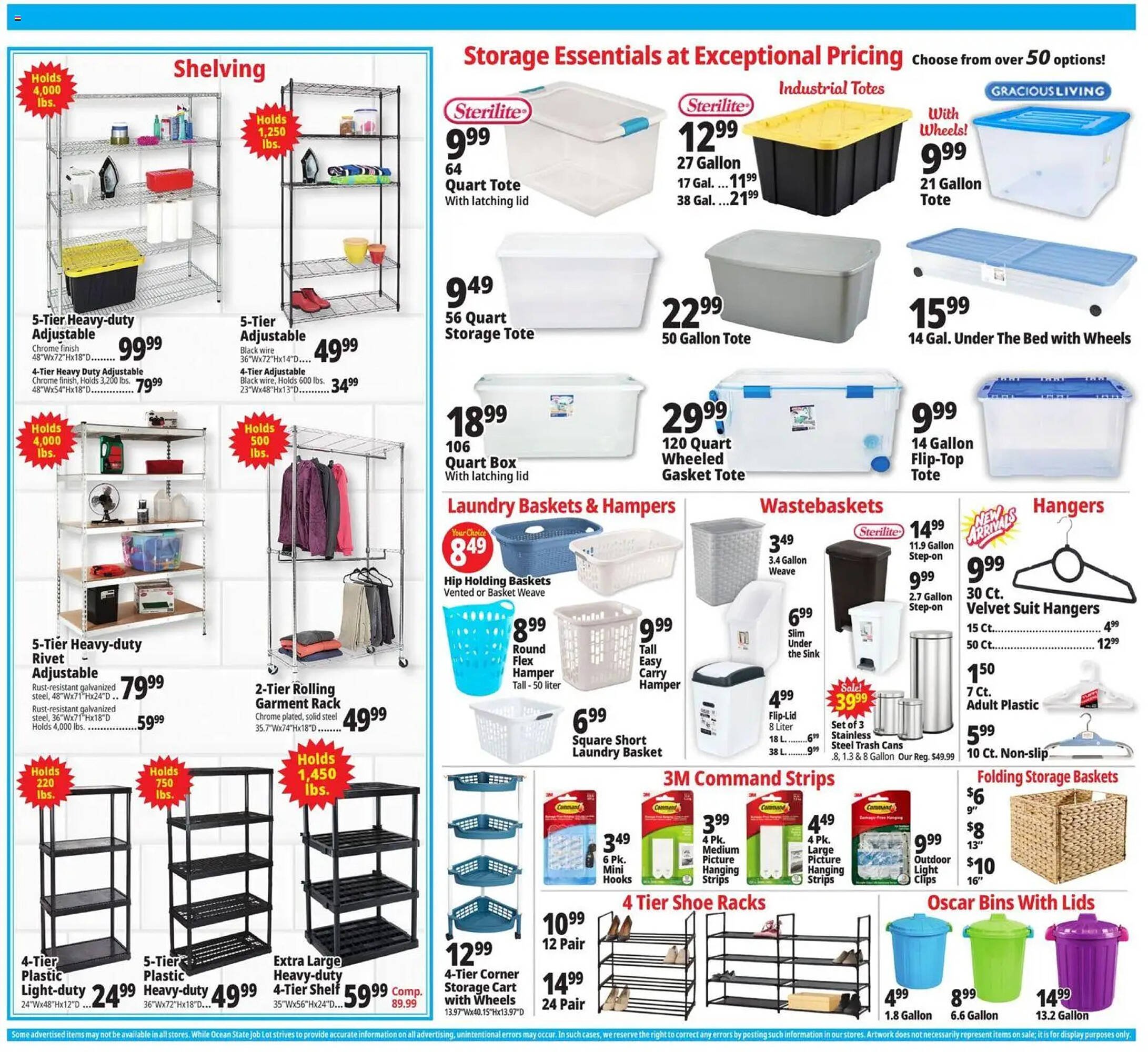 Ocean State Job Lot flyer