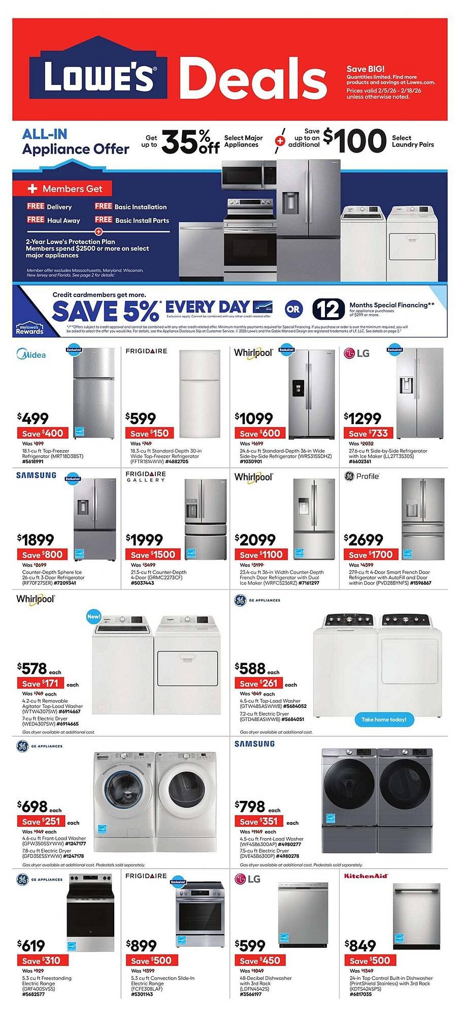Lowe's weekly ad