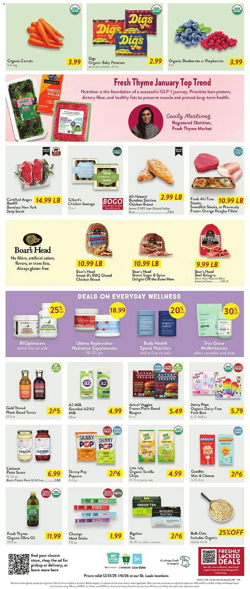 Fresh Thyme weekly ad