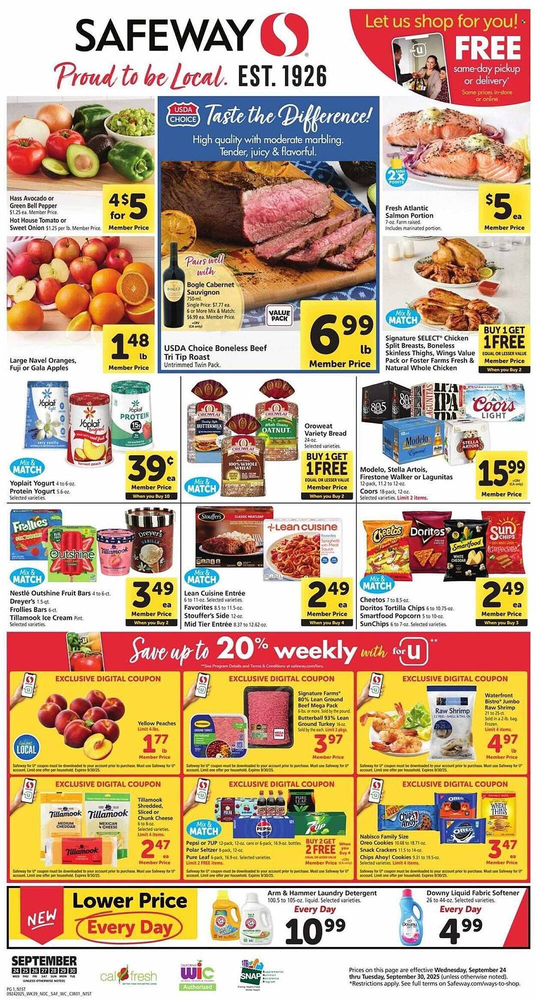 Safeway weekly ad (2025-09-24 - 2025-09-30) | 1