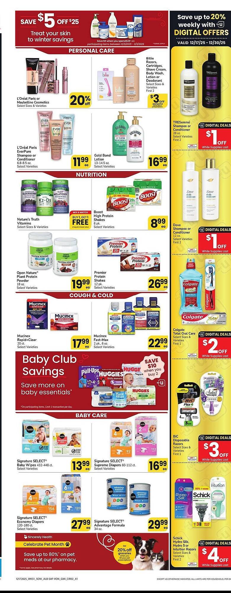 Safeway weekly ad