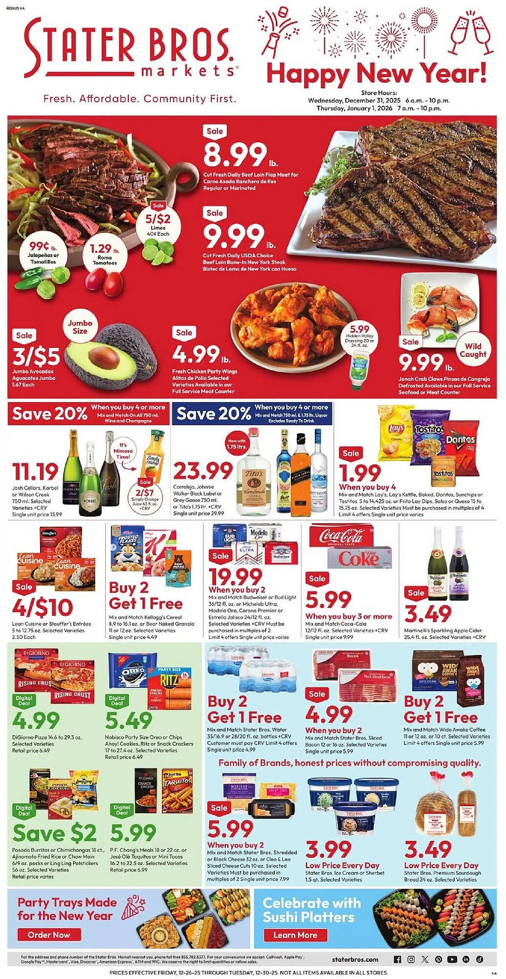 Stater Bros weekly ad