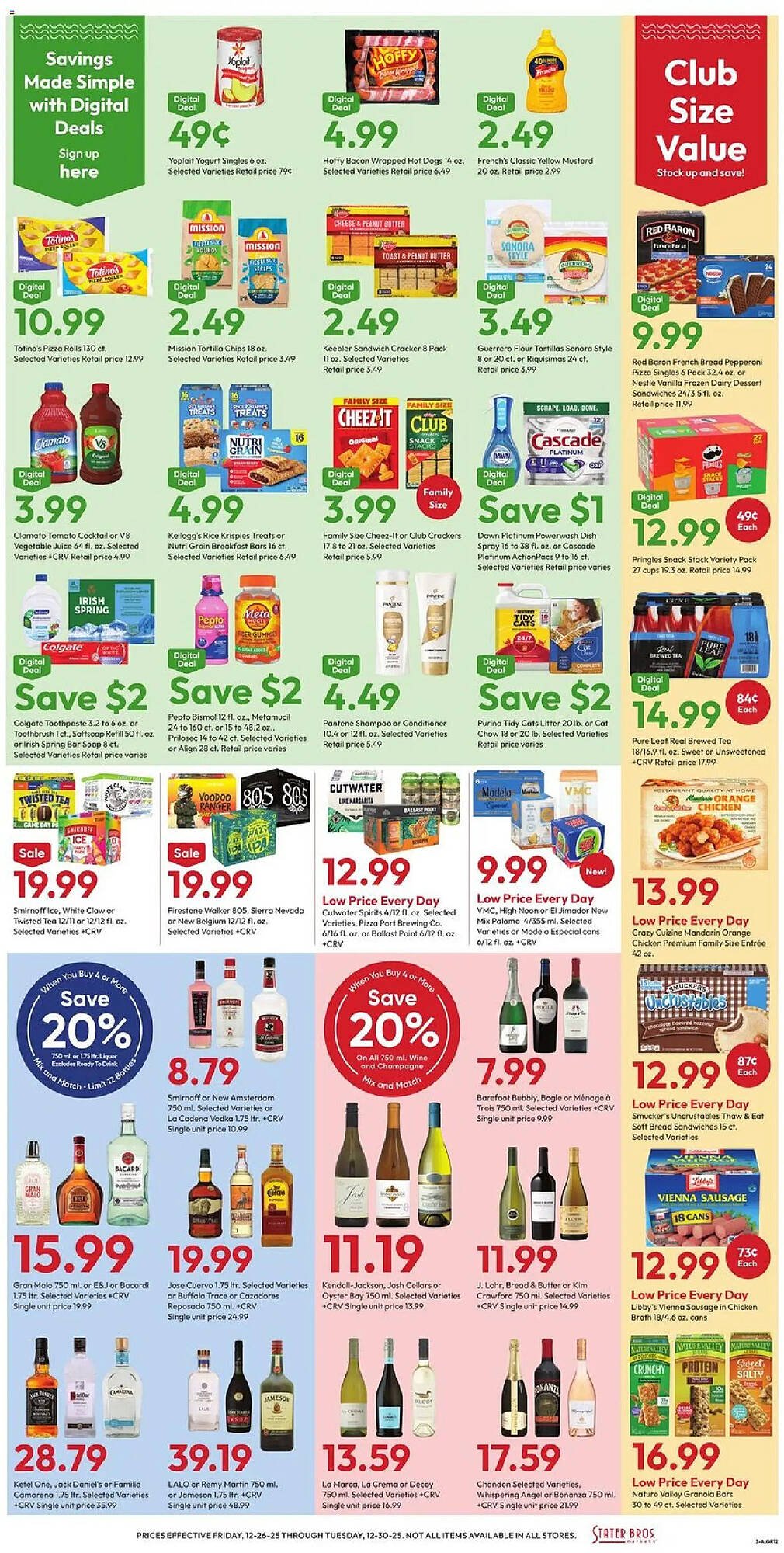 Stater Bros weekly ad