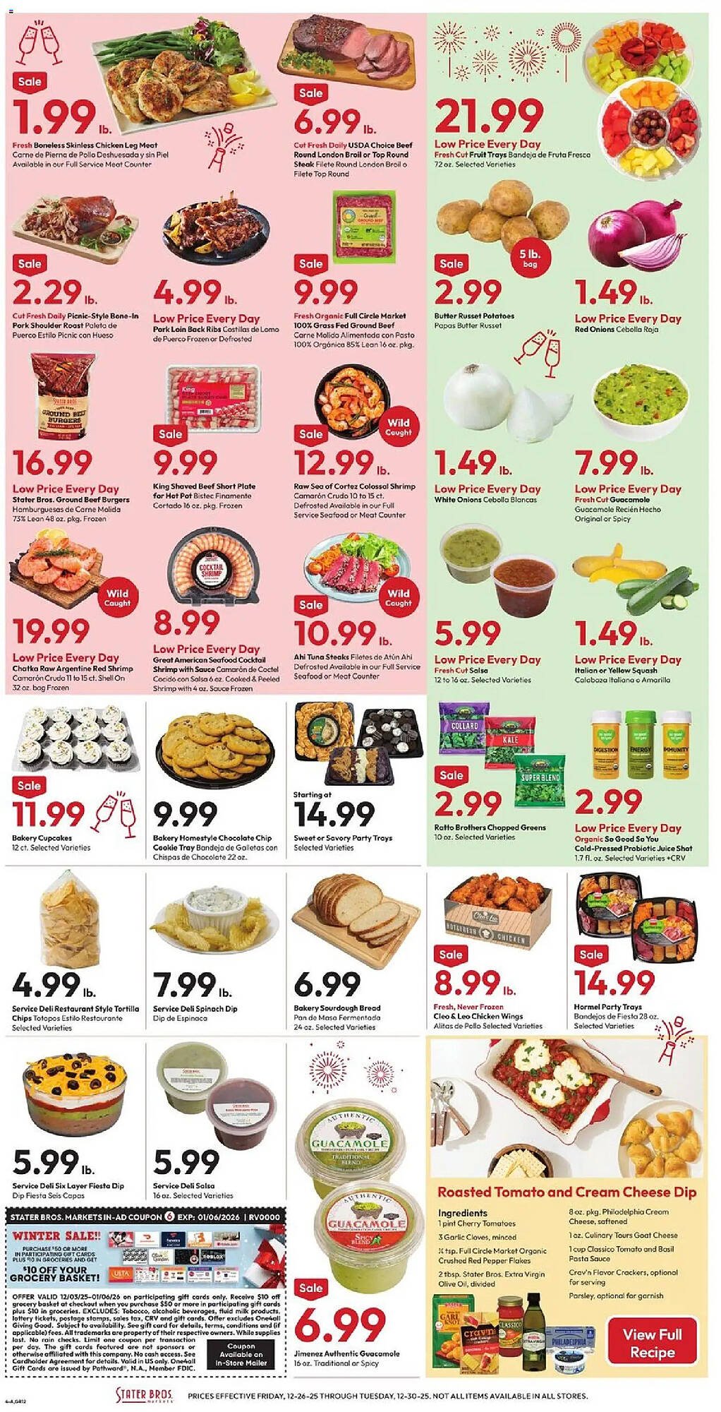 Stater Bros weekly ad