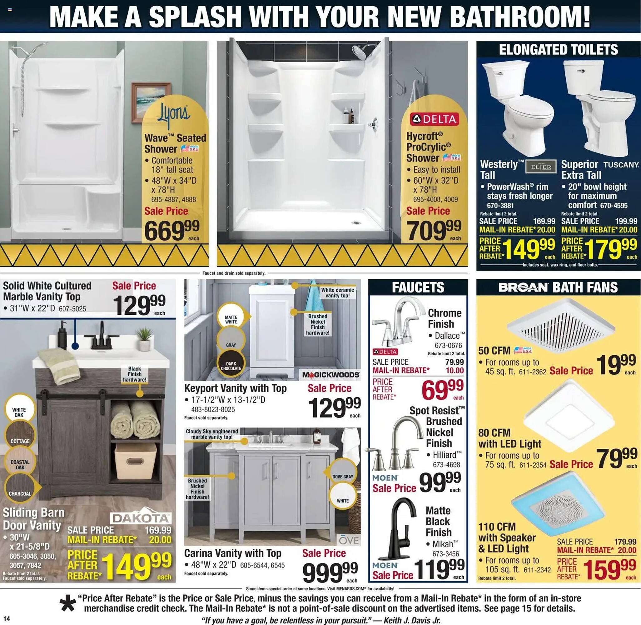 Menards weekly ad