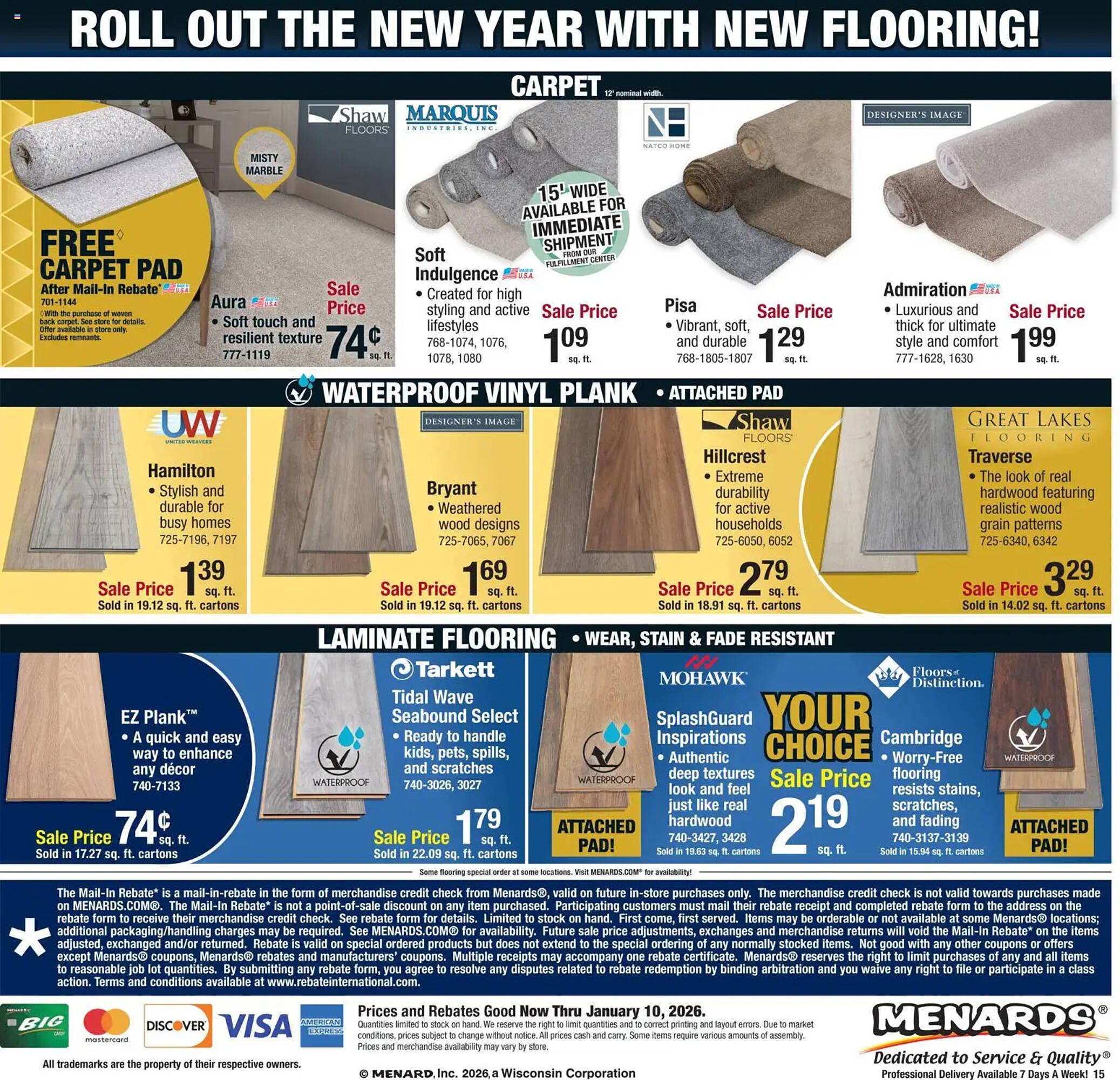 Menards weekly ad