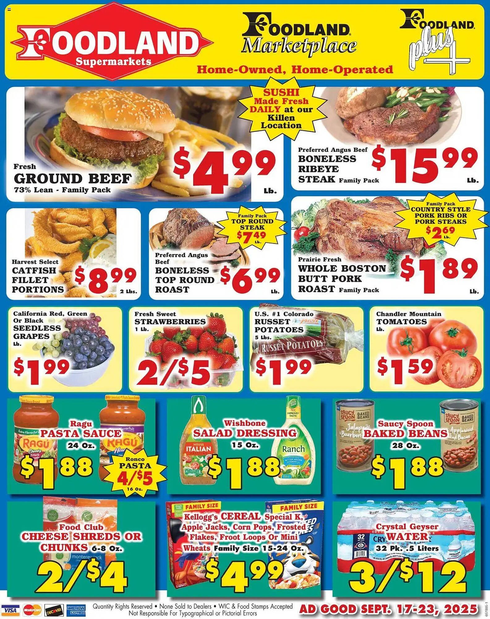 Foodland weekly ad (2025-09-17 - 2025-09-23) | 1