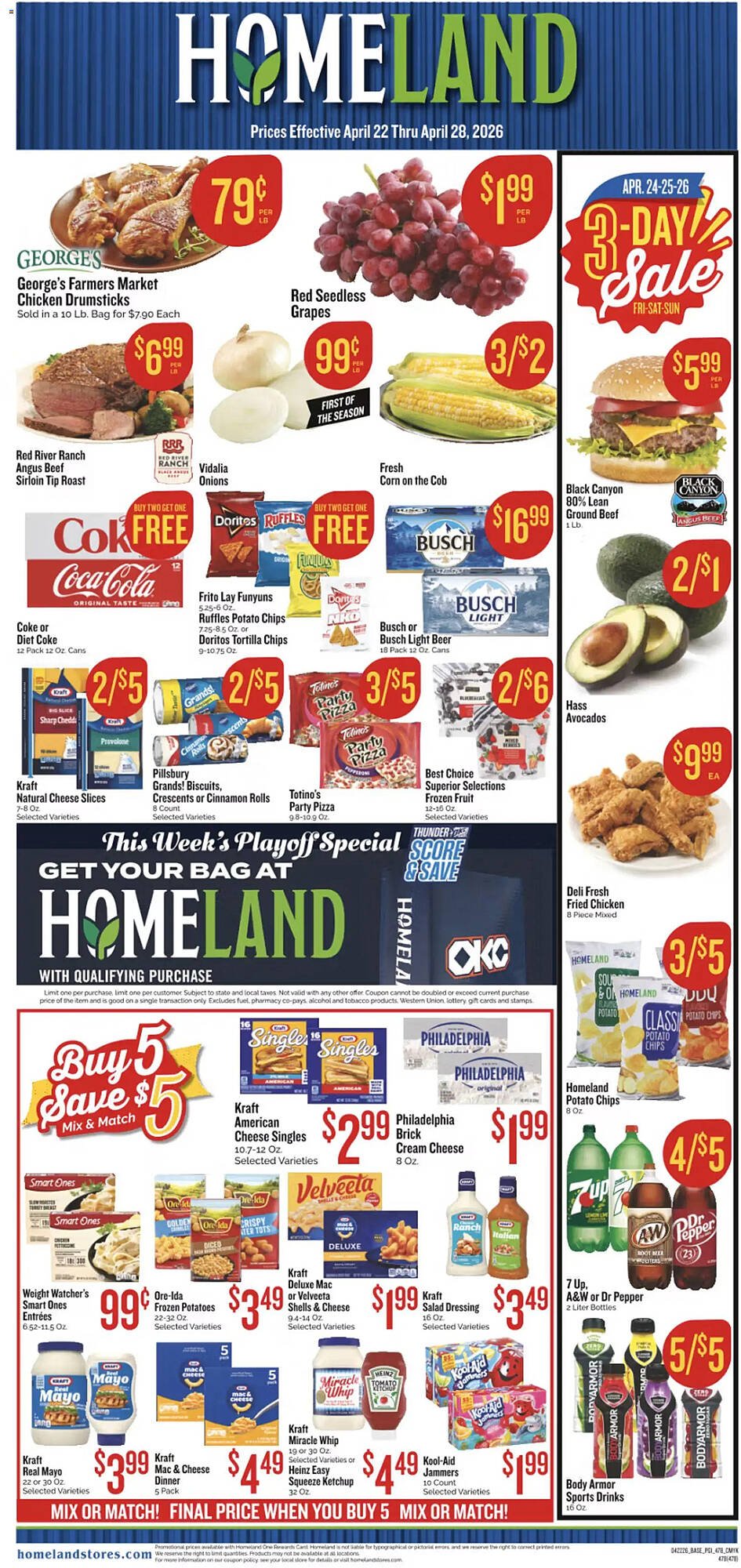 Homeland Market weekly ad