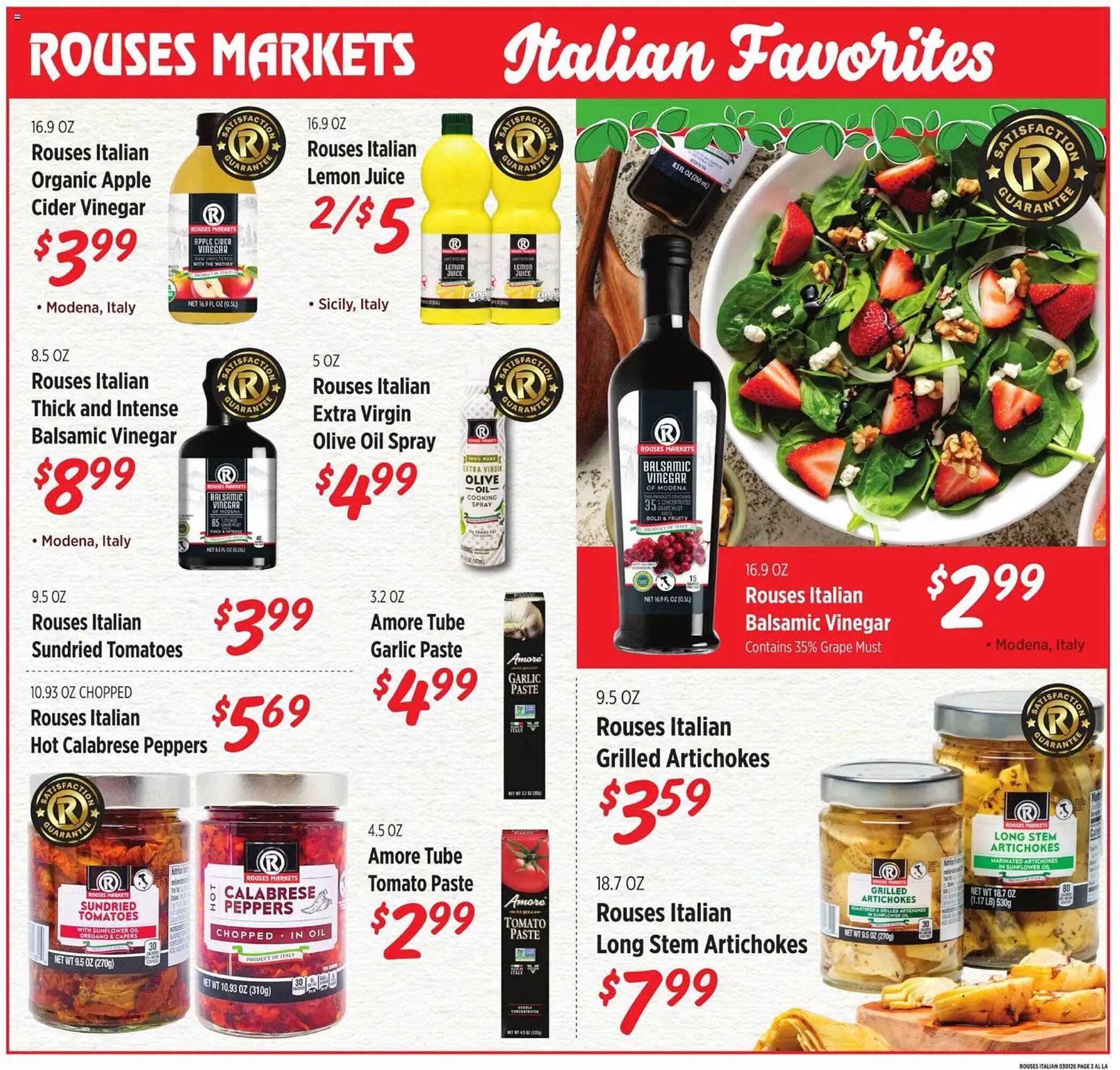 Rouses weekly ad
