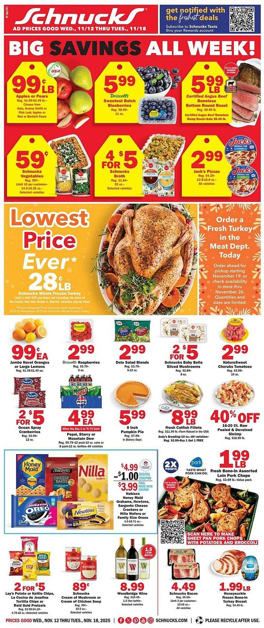 Schnucks weekly ad (2025-11-12 - 2025-11-18) | 1