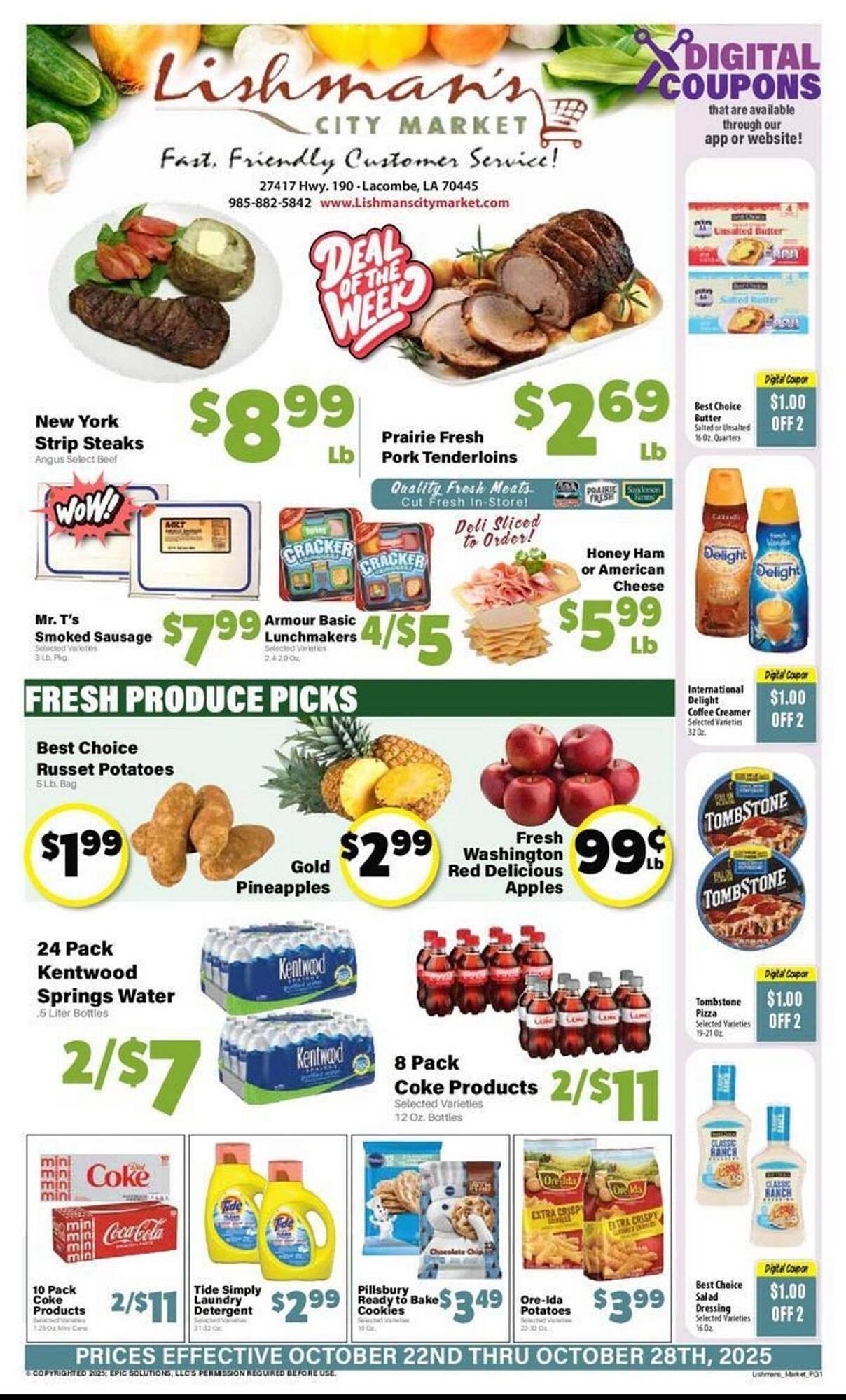 Lishman&#039;s City Market weekly ad (2025-10-22 - 2025-10-28) | 1
