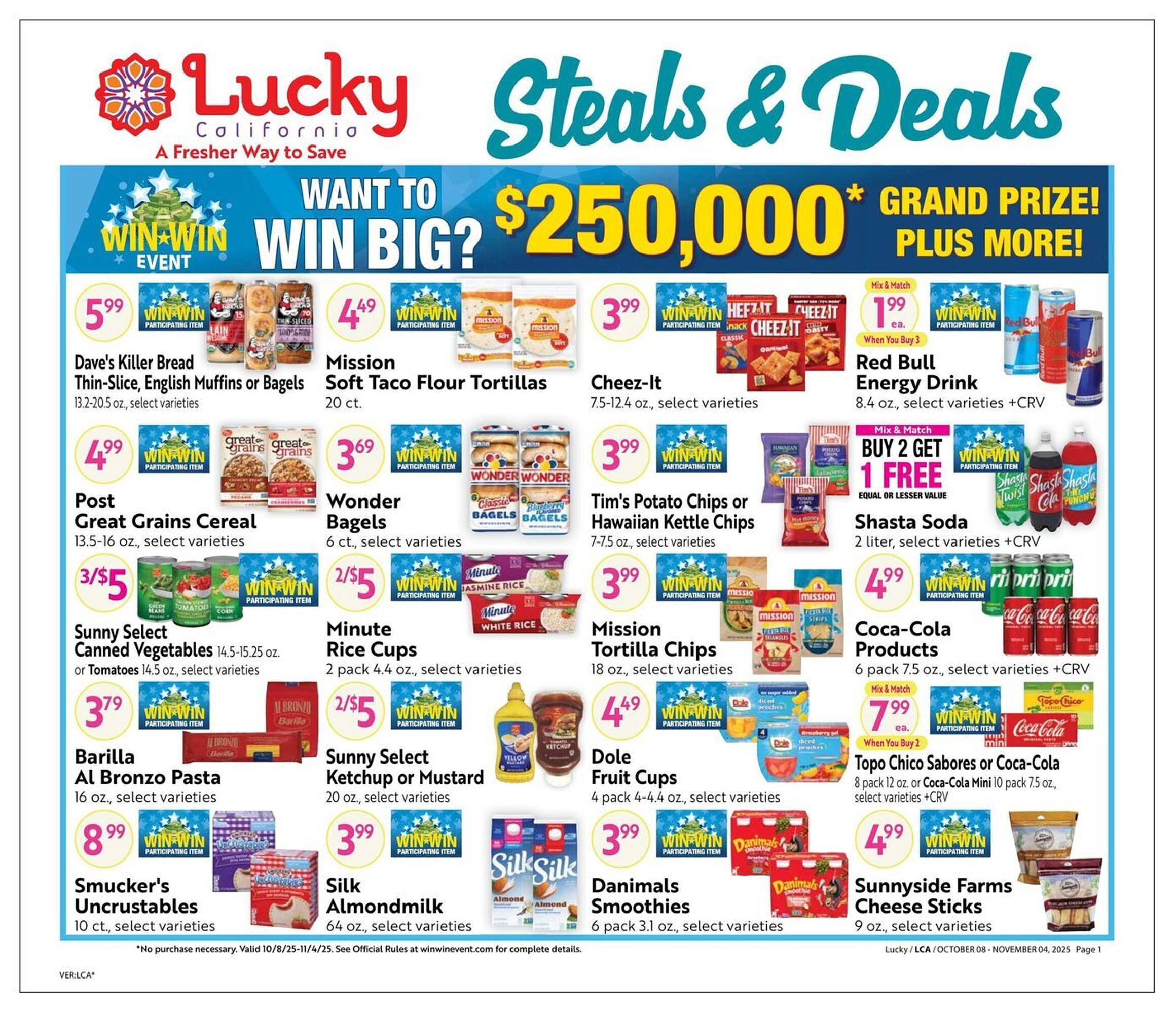 Lucky Supermarkets weekly ad (2025-10-08 - 2025-11-04) | 1