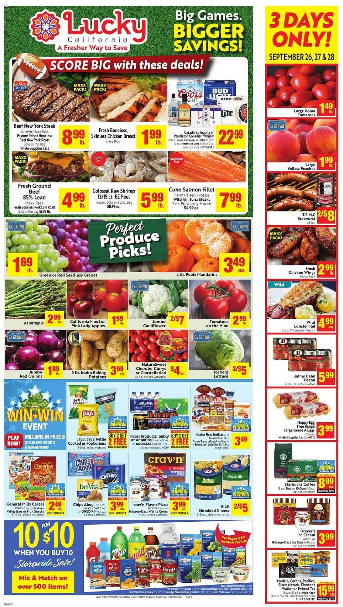 Lucky Supermarkets weekly ad (2025-09-24 - 2025-10-01) | 1