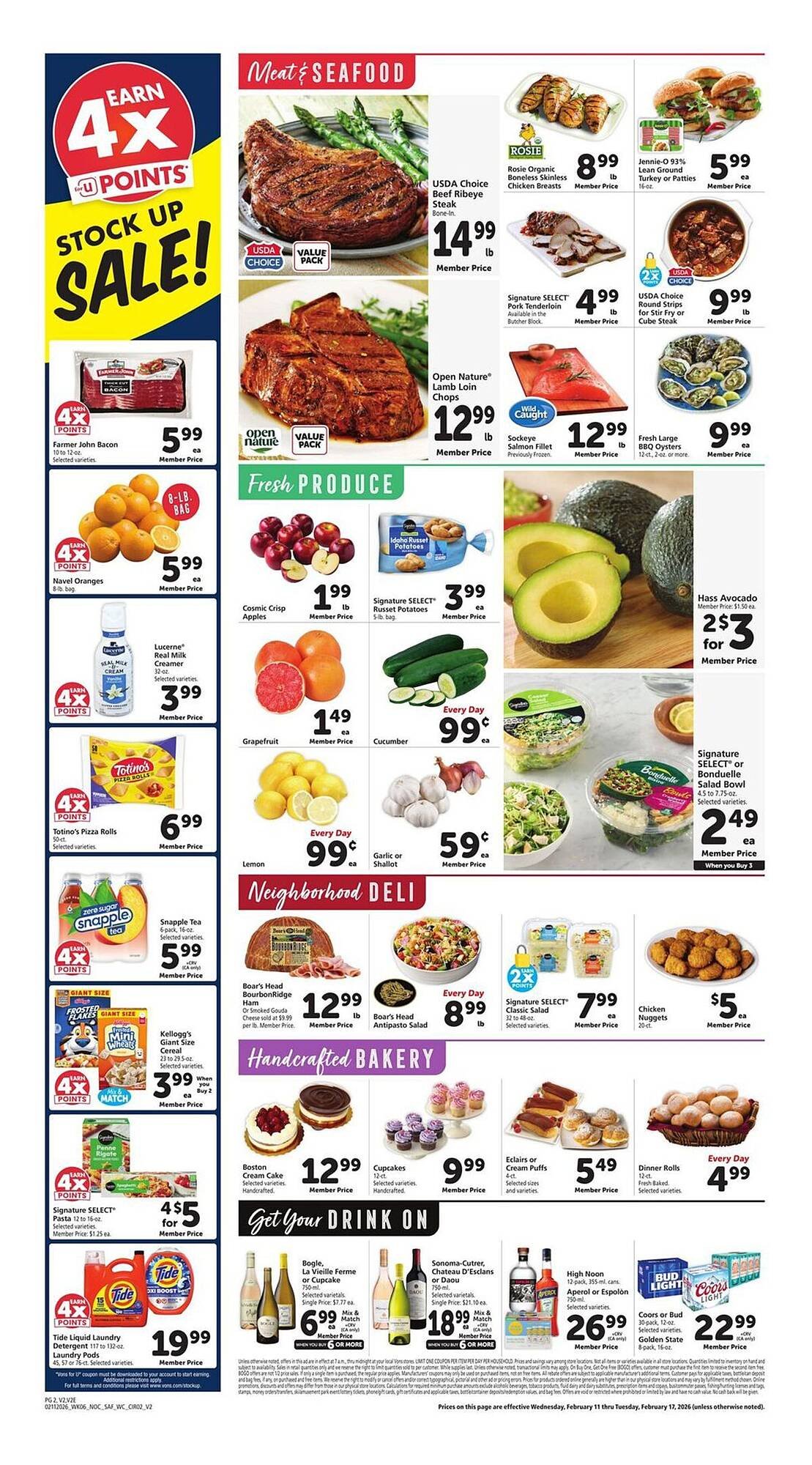 Vons weekly ad
