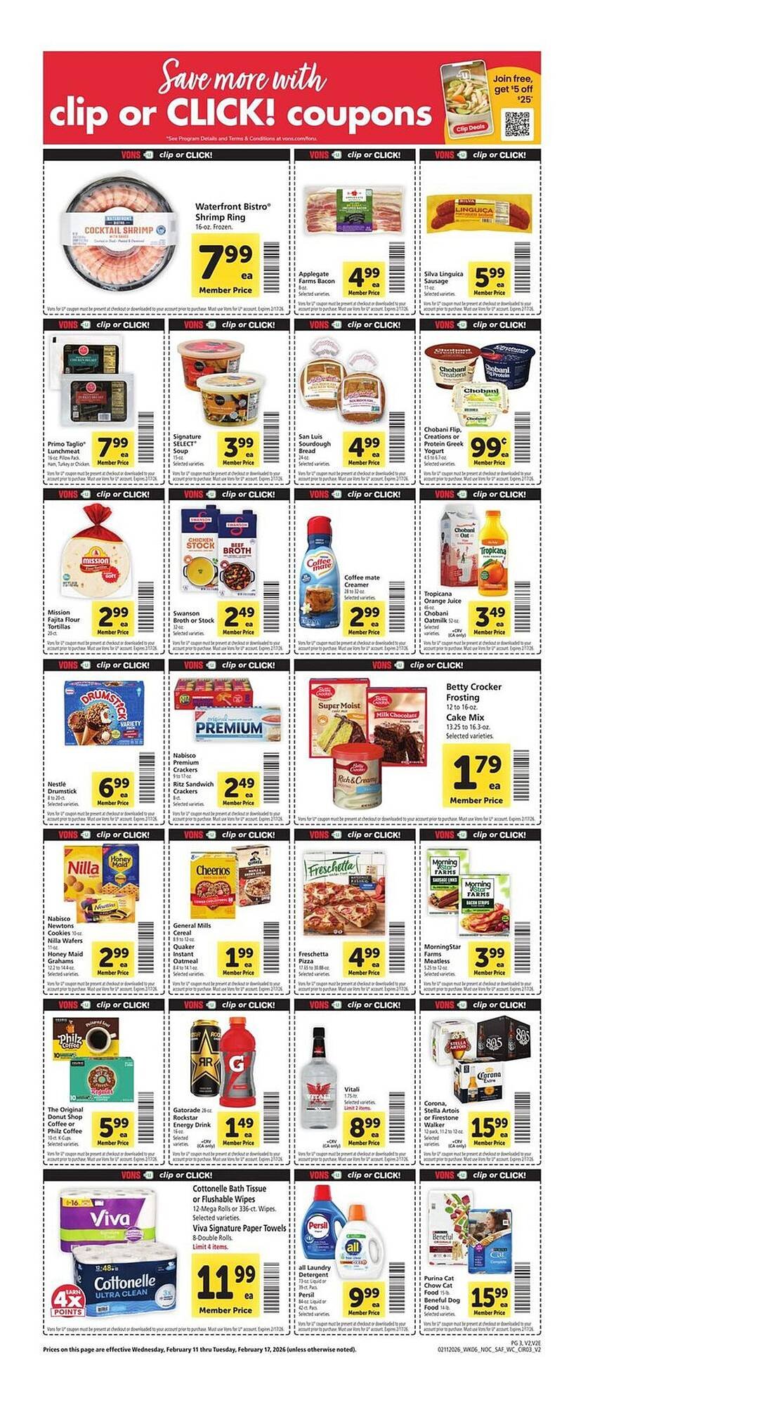 Vons weekly ad