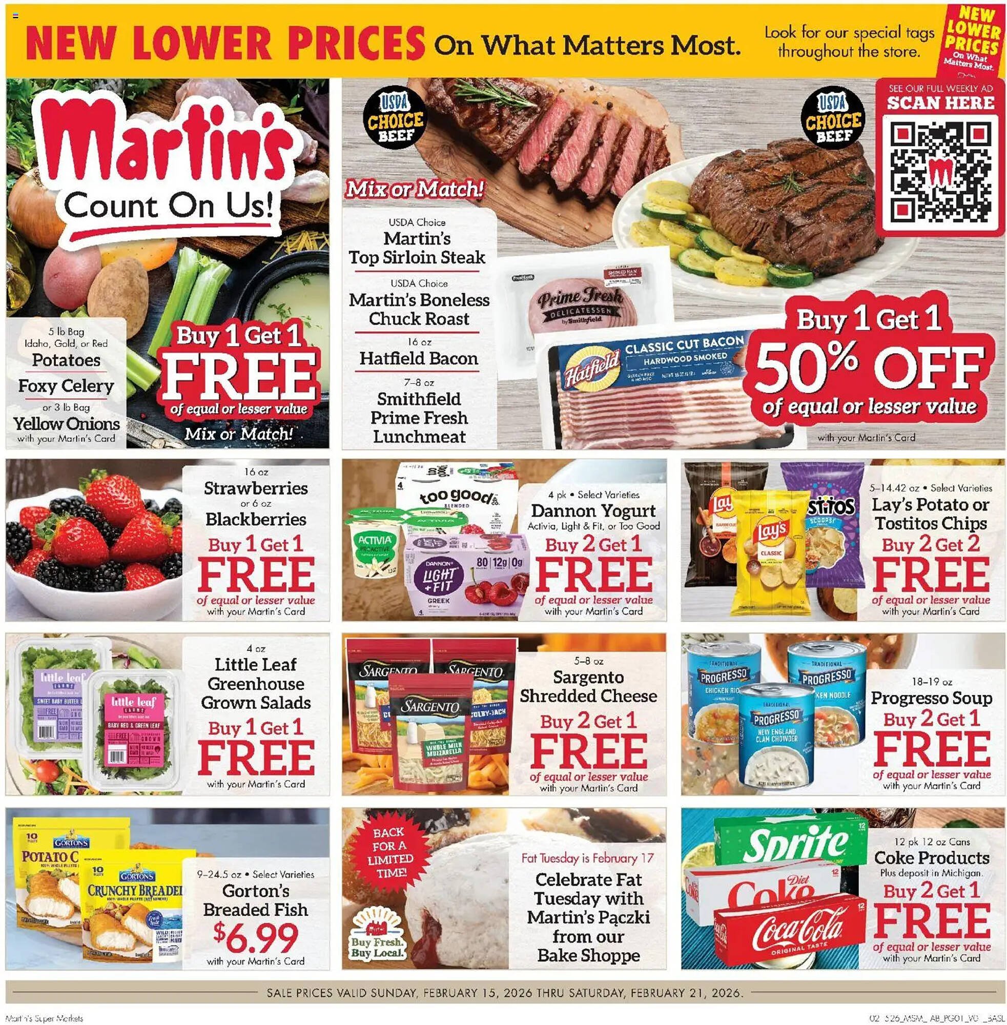 Martin's weekly ad