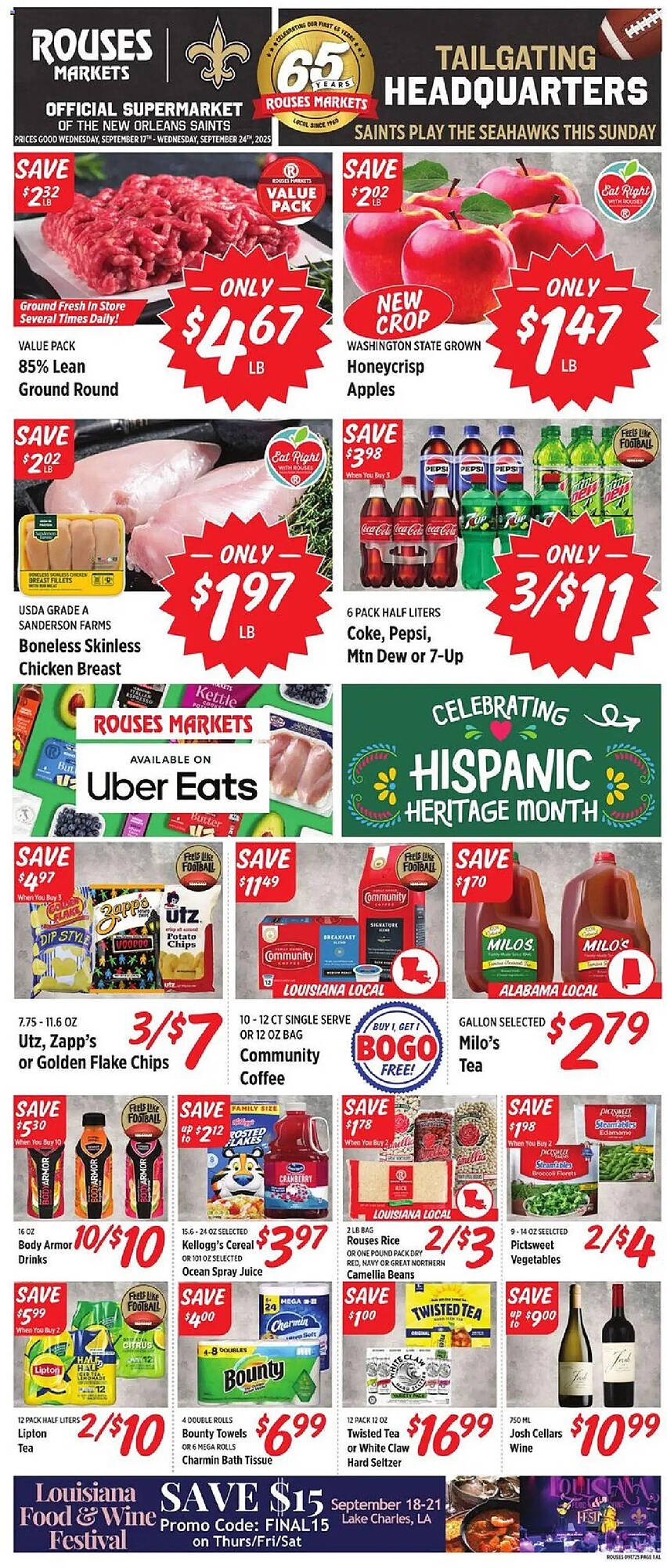 Rouses weekly ad (2025-09-17 - 2025-09-25) | 1