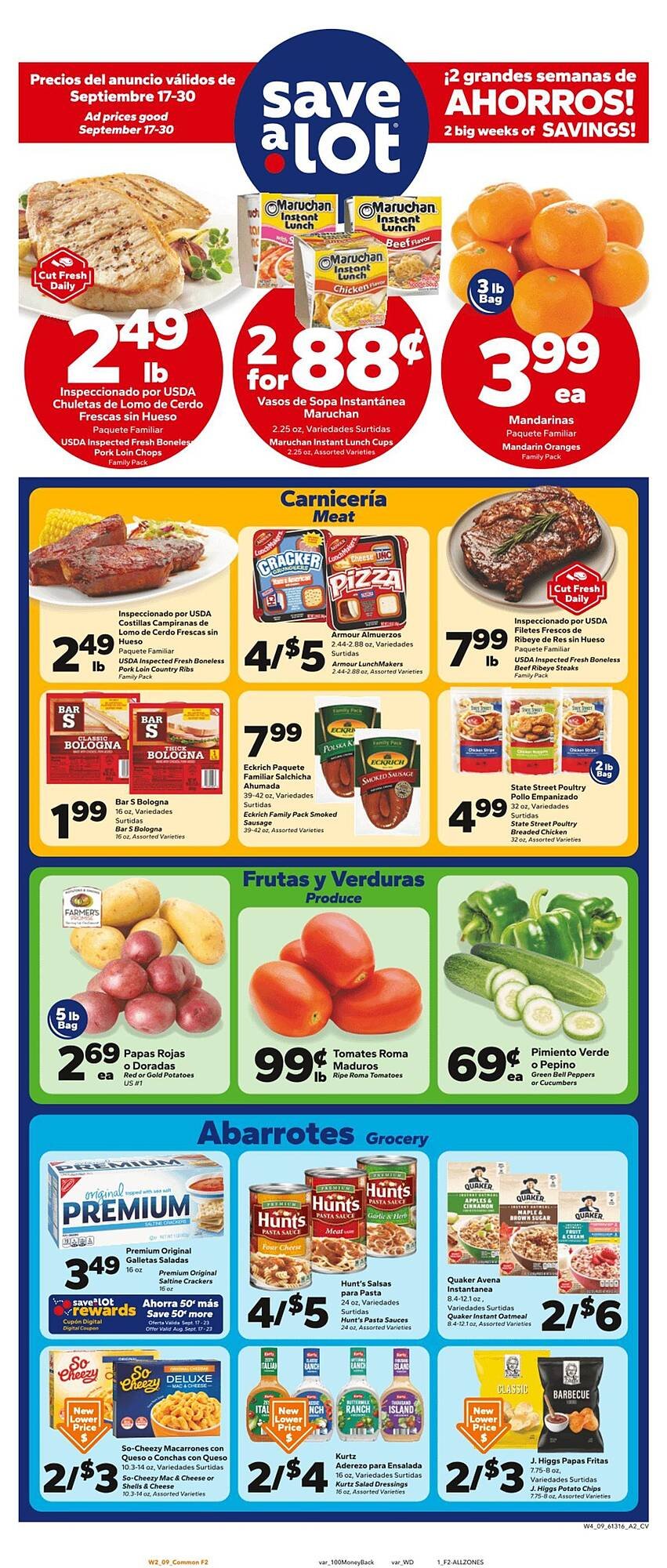 Save a Lot weekly ad (2025-09-17 - 2025-09-30) | 1