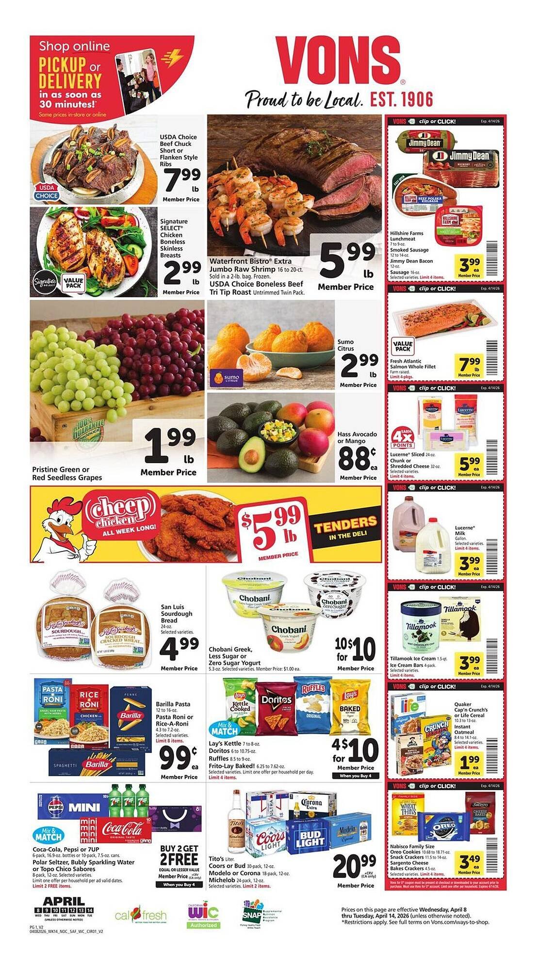 Vons weekly ad