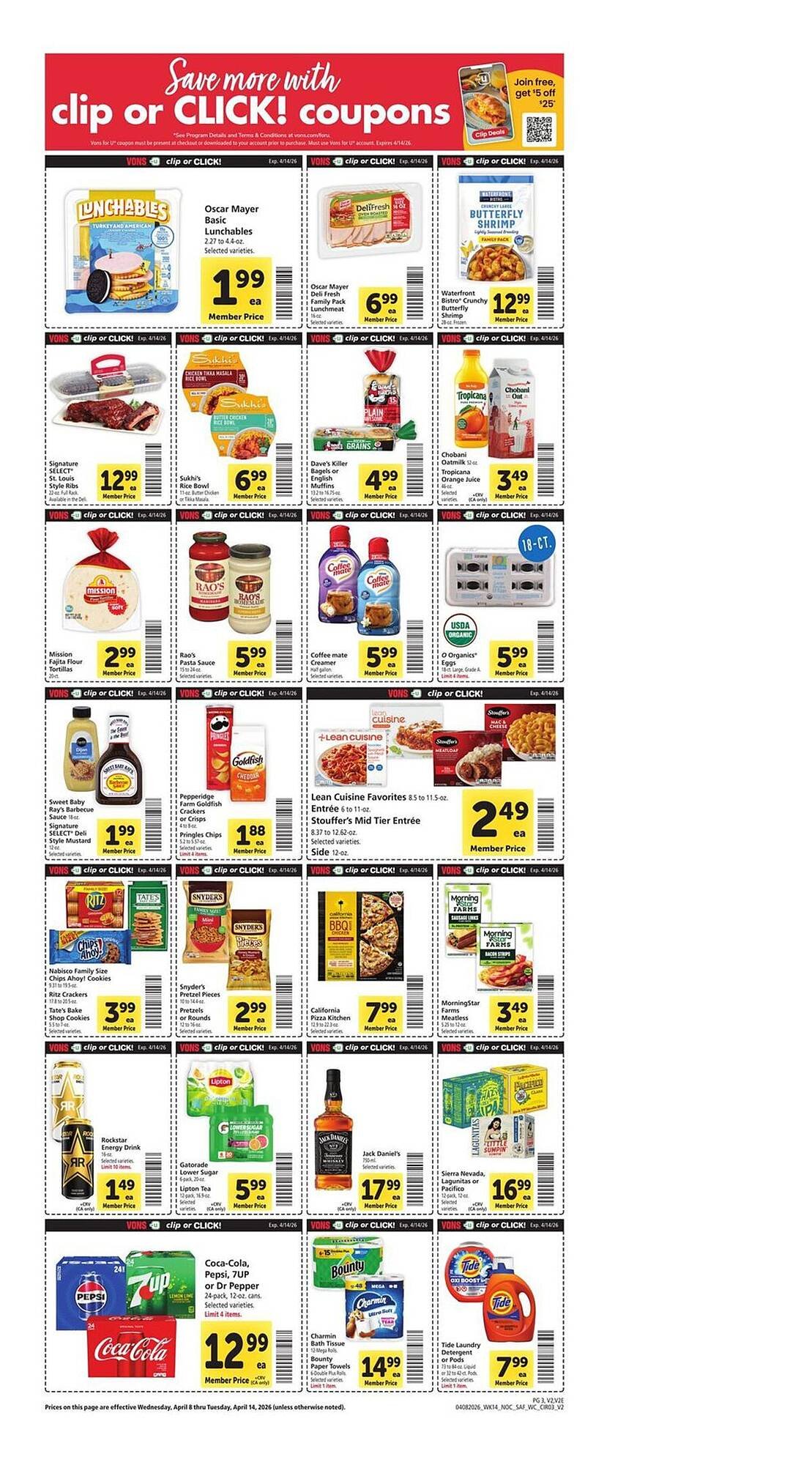 Vons weekly ad