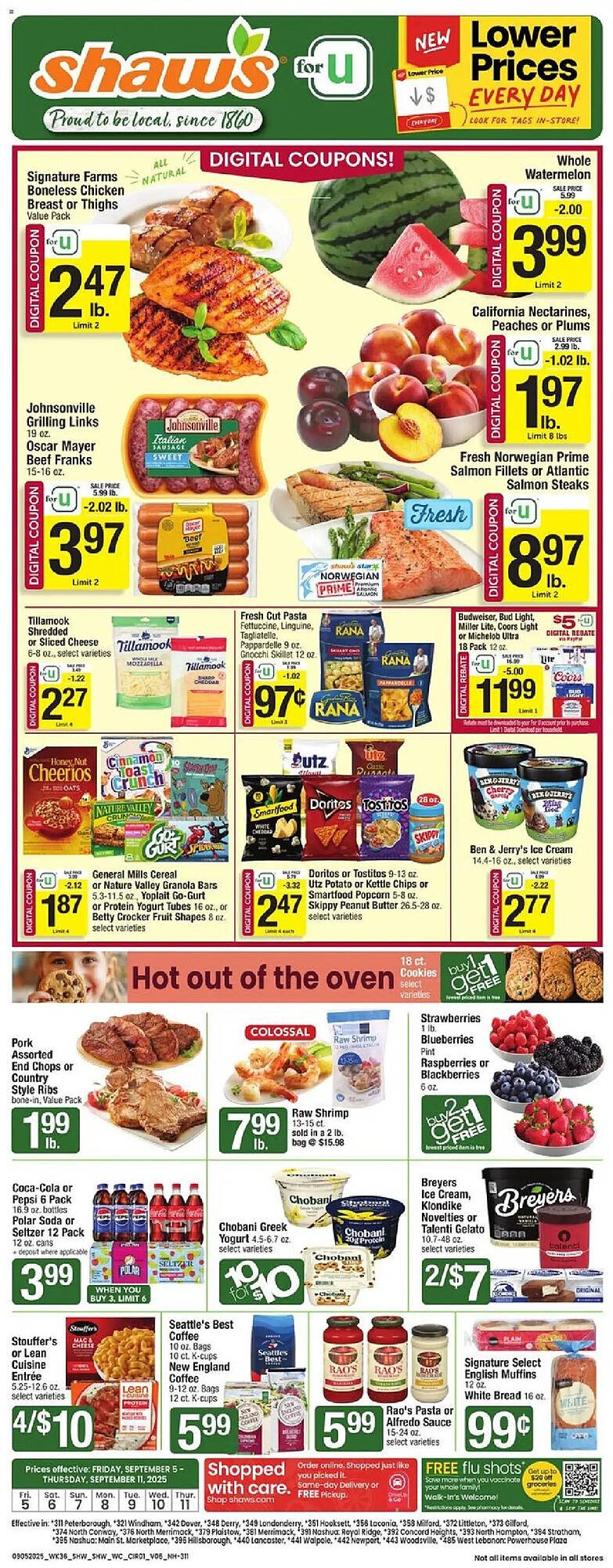 Shaw&#039;s flyer (2025-09-05 - 2025-09-11) | 1