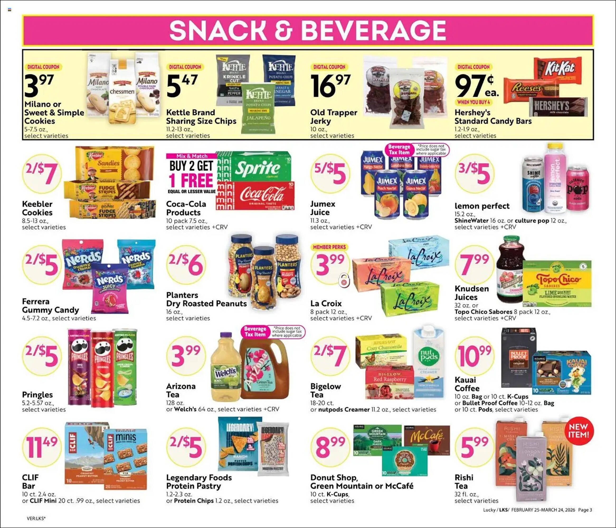 Lucky Supermarkets weekly ad