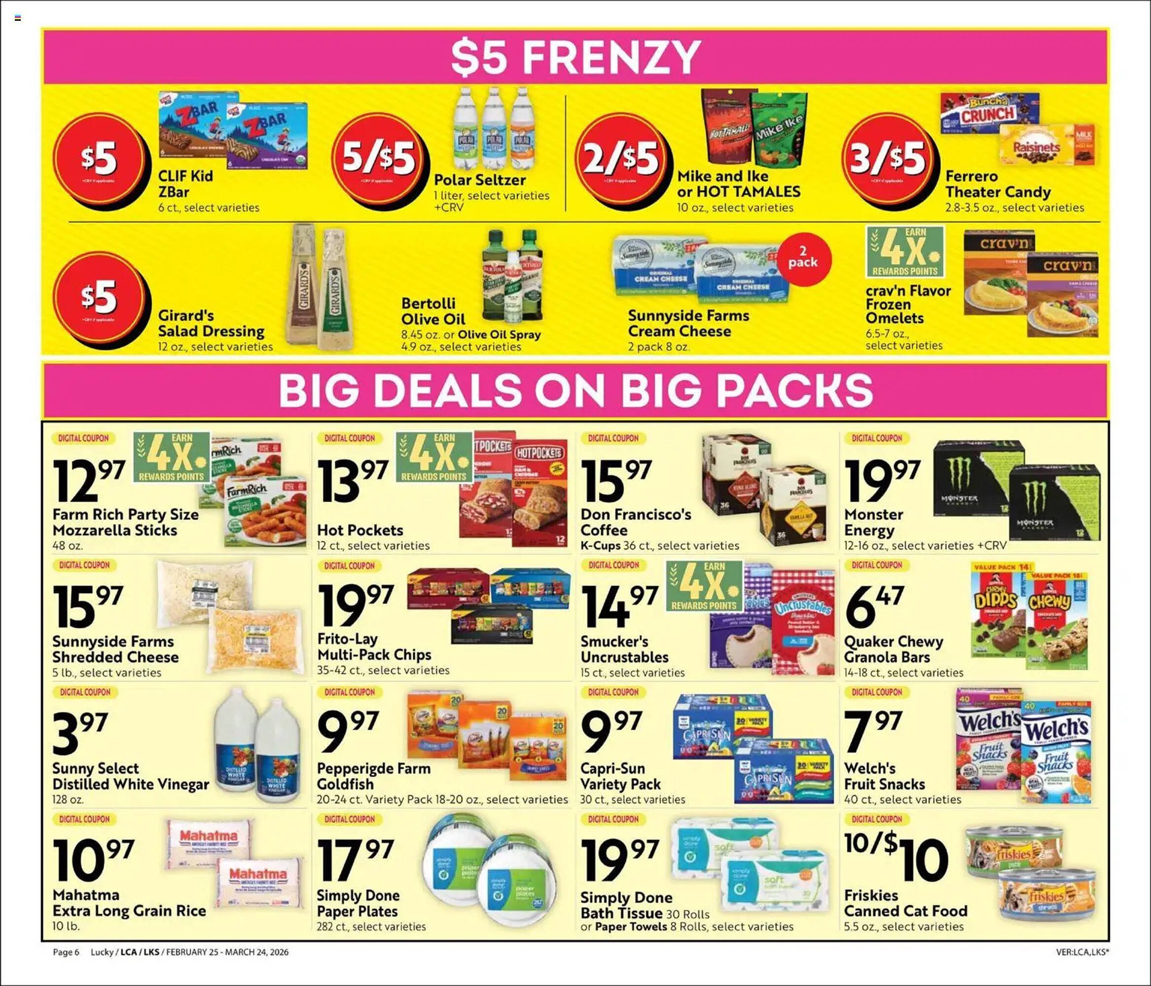 Lucky Supermarkets weekly ad