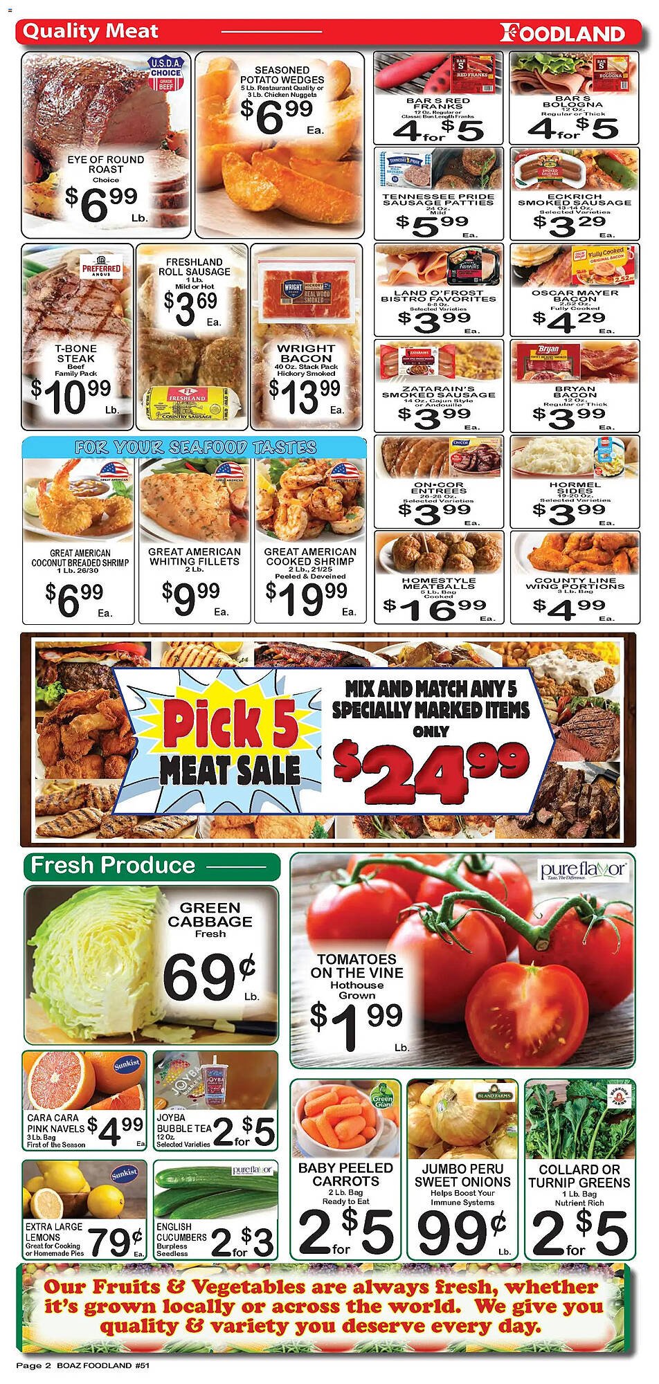 Foodland weekly ad