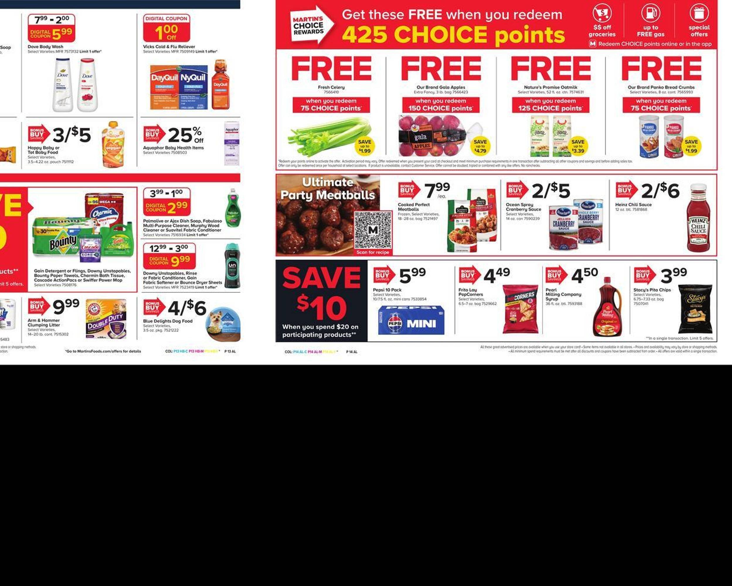 Martin's weekly ad