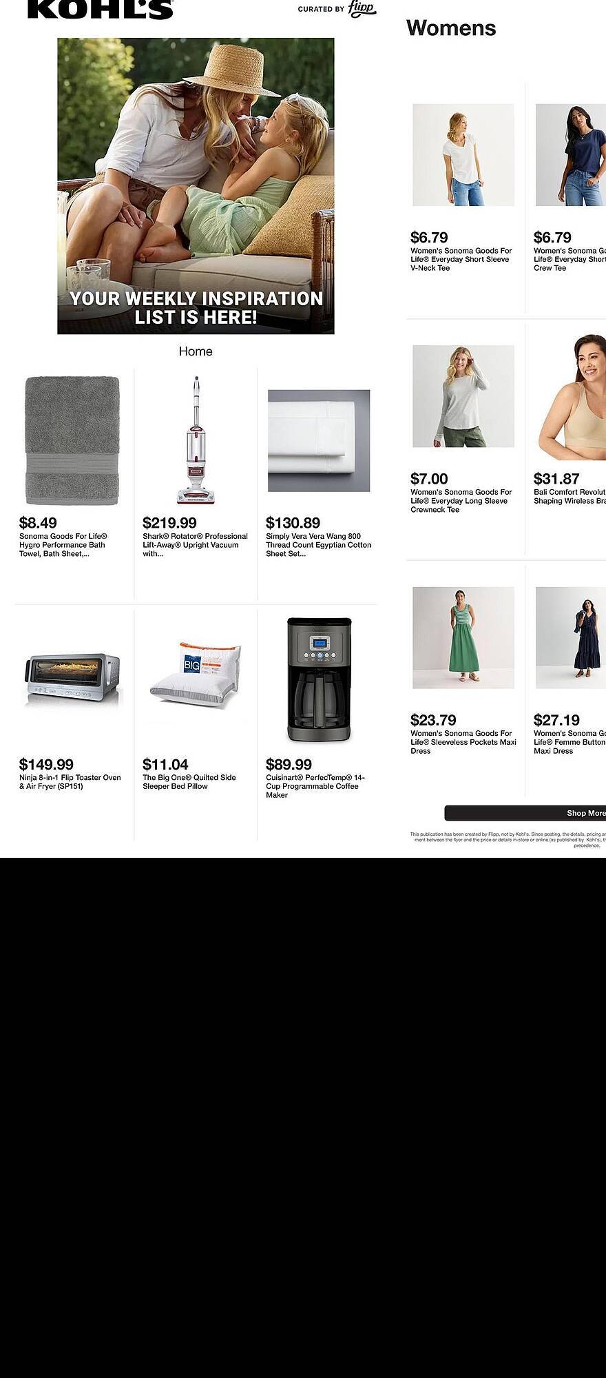 Kohl's weekly ad