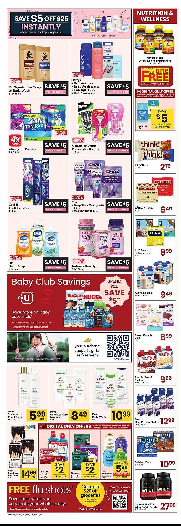 Safeway weekly ad (2025-10-24 - 2025-11-06) | 2