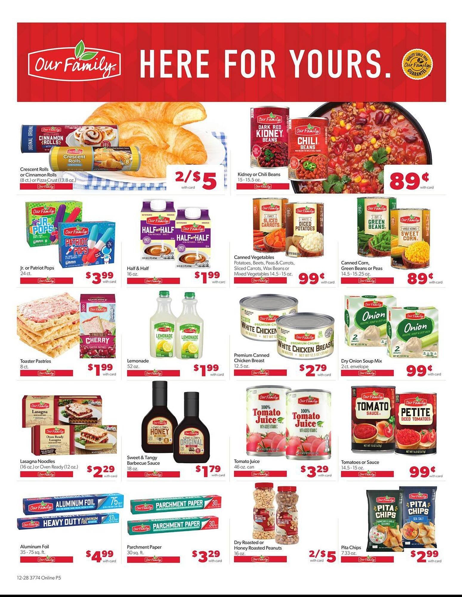 Family Fare weekly ad