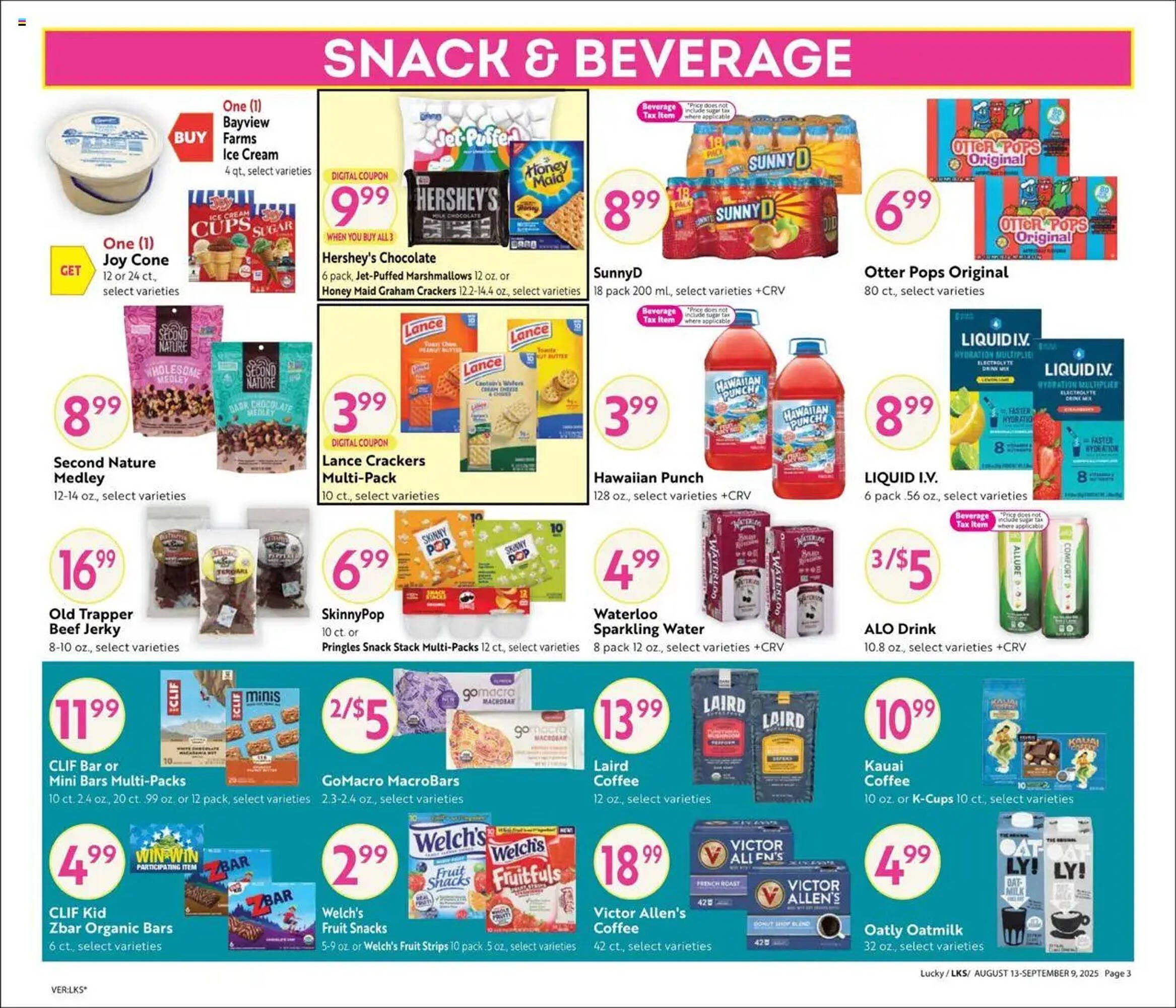 Lucky Supermarkets Weekly Ad (2025-08-13 - 2025-11-04) | 3