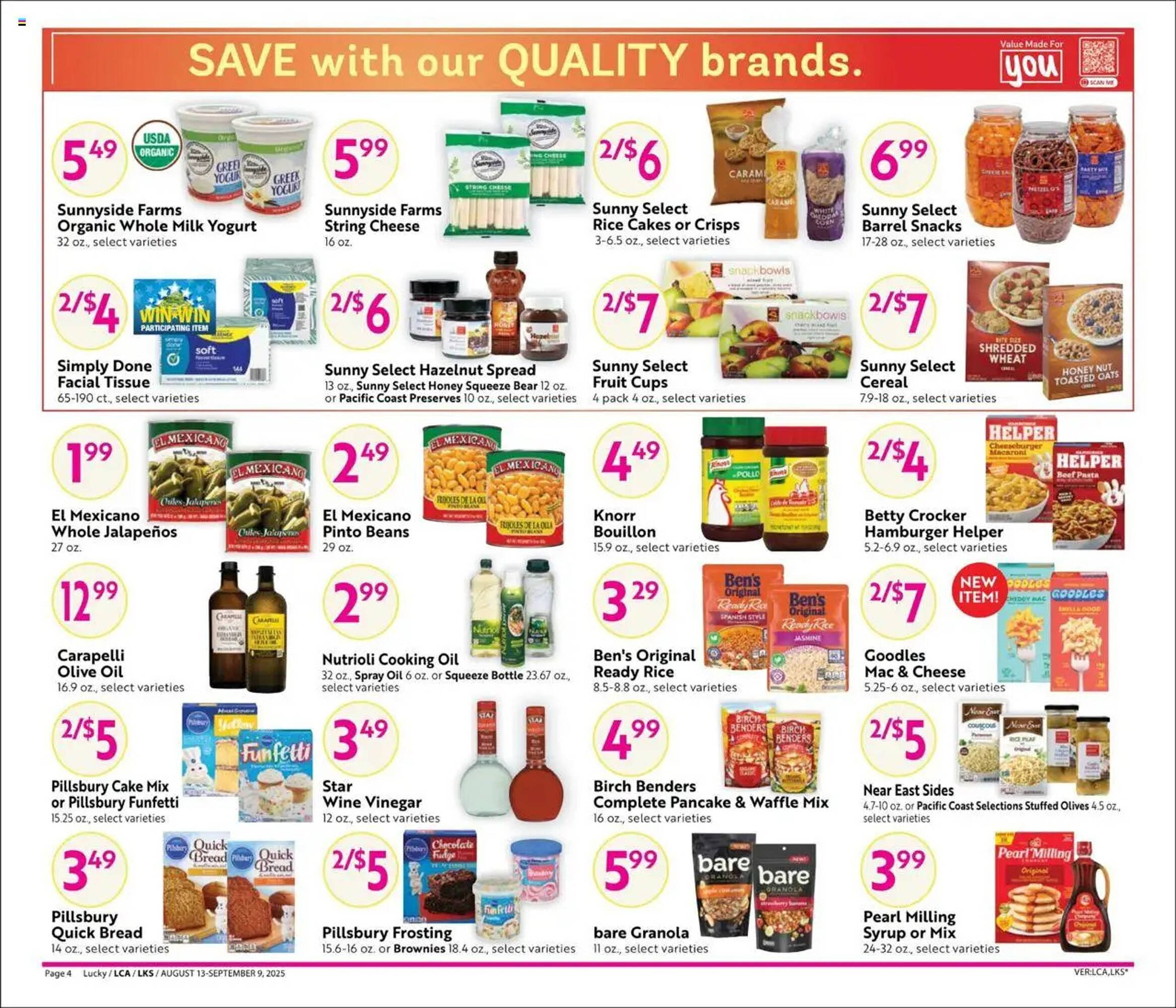 Lucky Supermarkets Weekly Ad (2025-08-13 - 2025-11-04) | 4