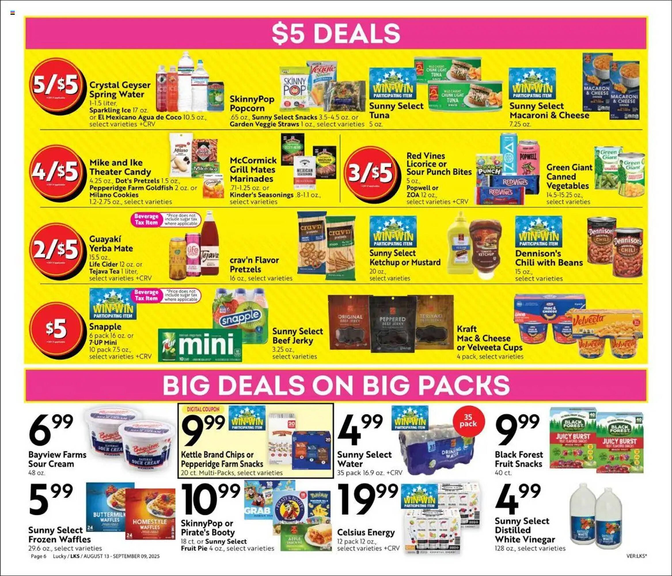 Lucky Supermarkets Weekly Ad (2025-08-13 - 2025-11-04) | 6