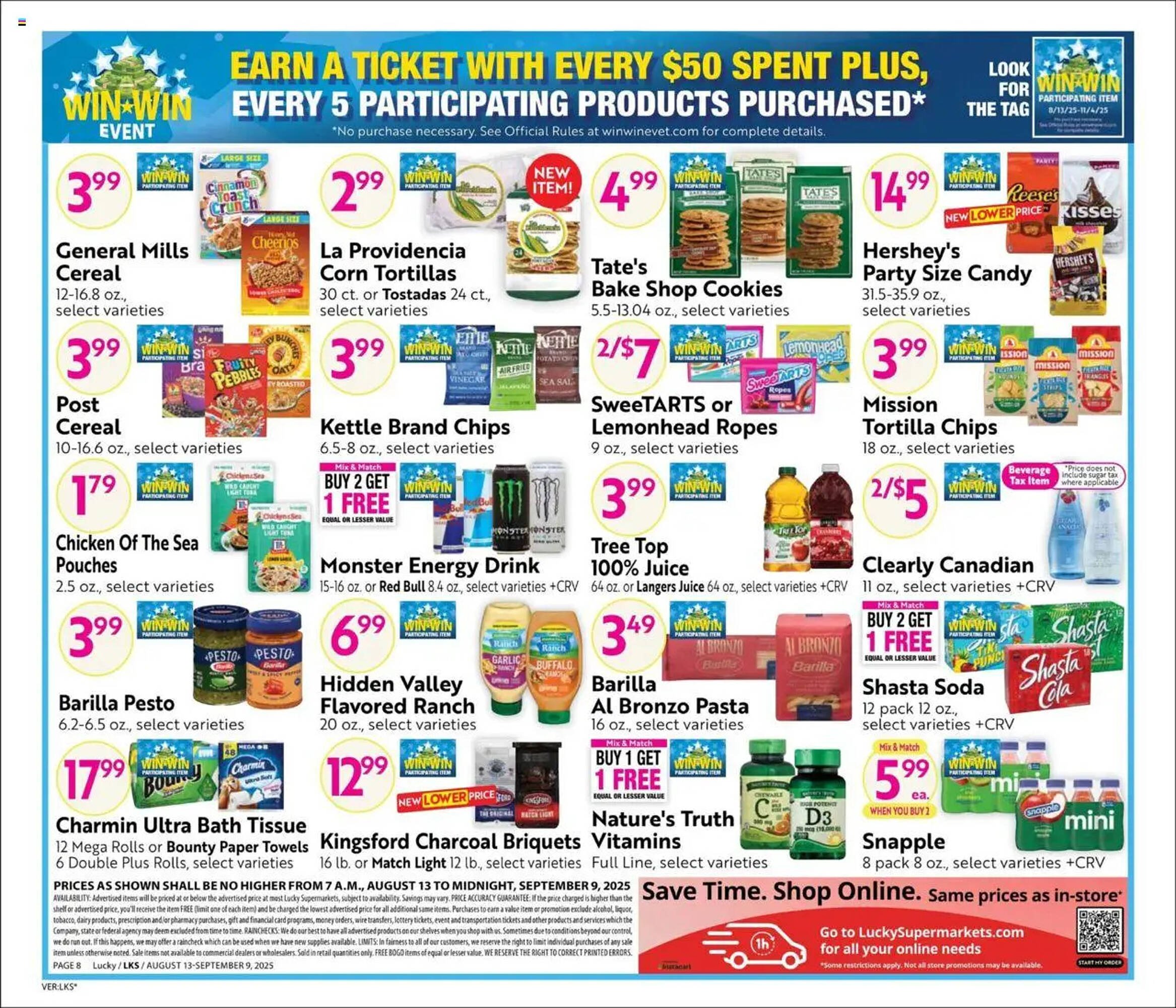 Lucky Supermarkets Weekly Ad (2025-08-13 - 2025-11-04) | 8
