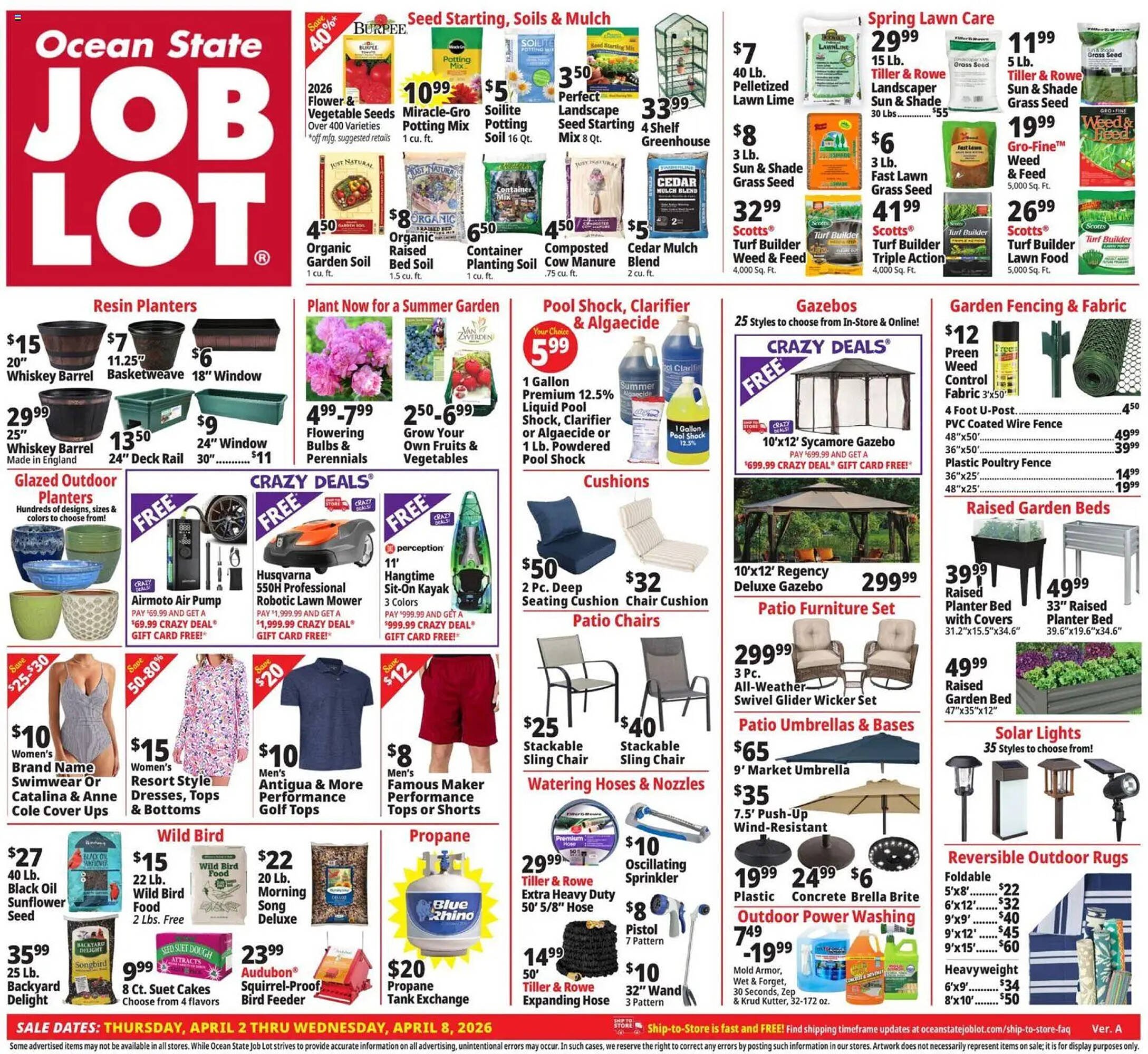 Ocean State Job Lot flyer
