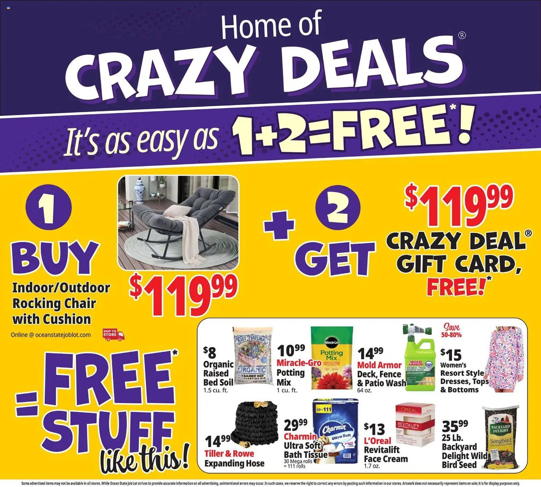 Ocean State Job Lot flyer