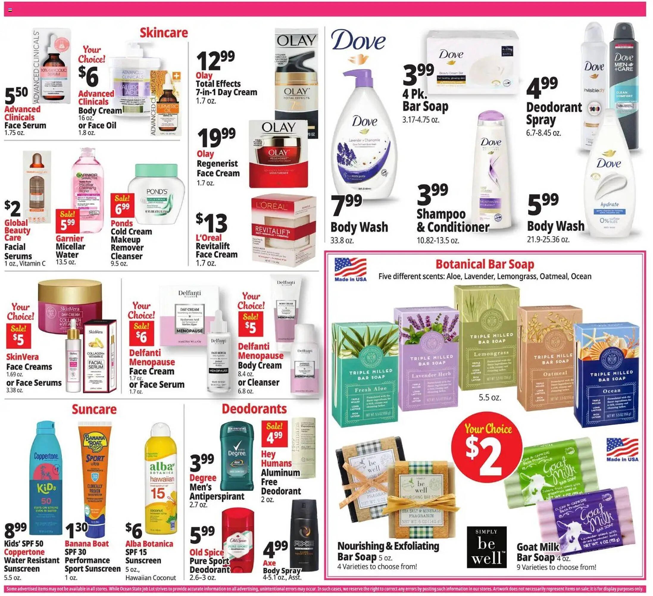 Ocean State Job Lot flyer