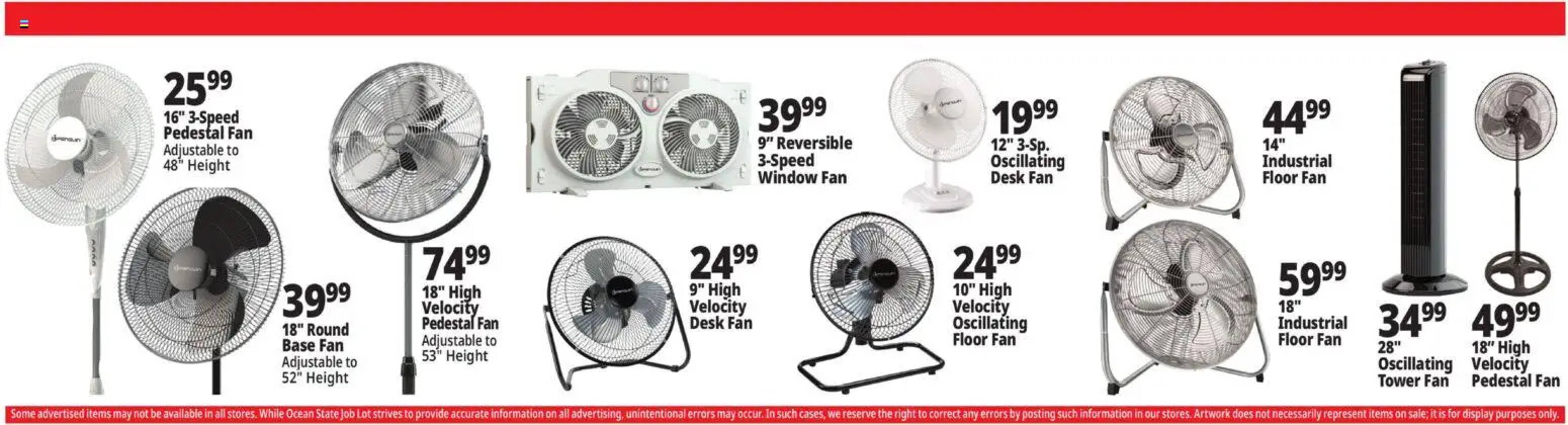 Ocean State Job Lot flyer