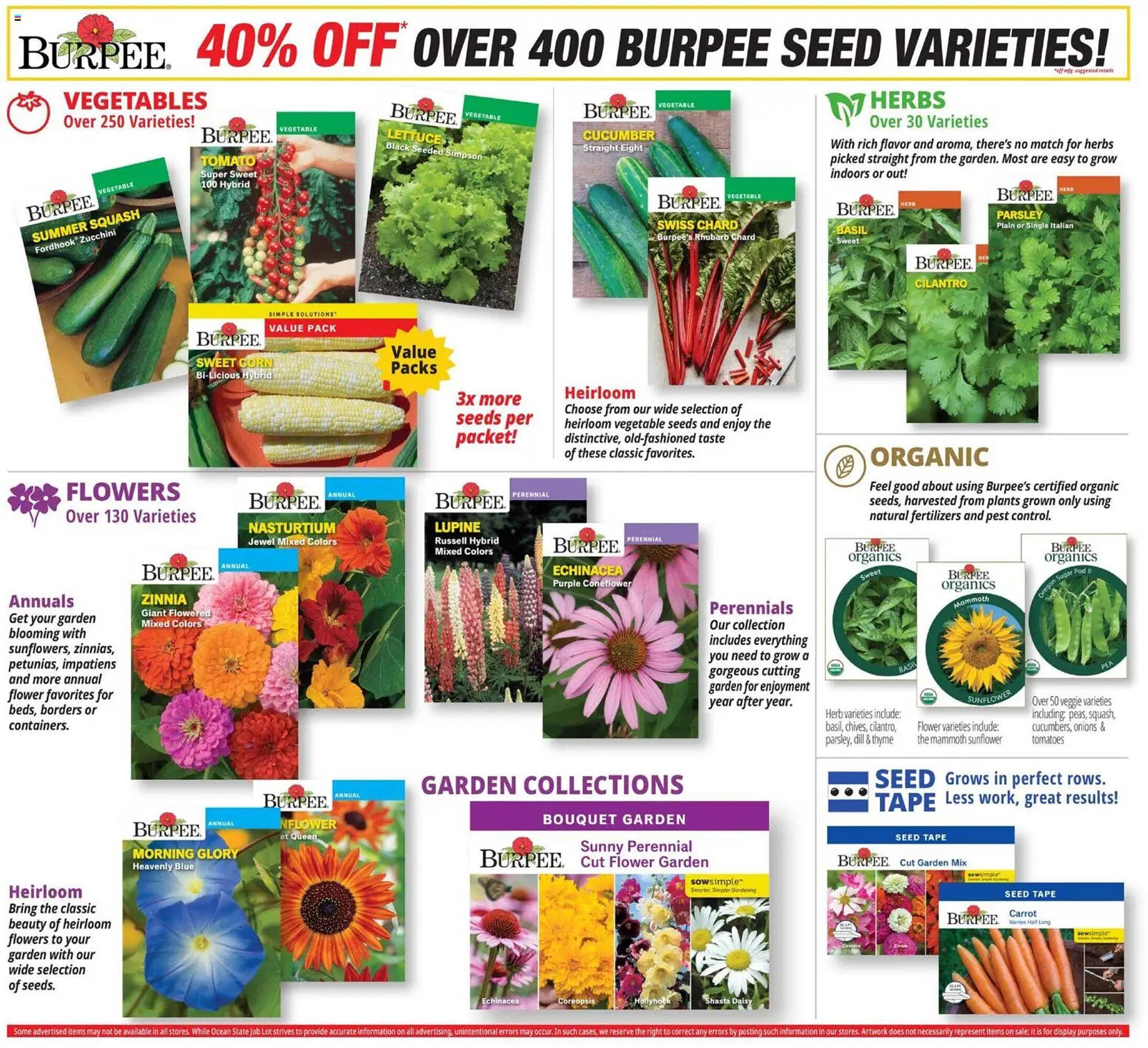 Ocean State Job Lot flyer