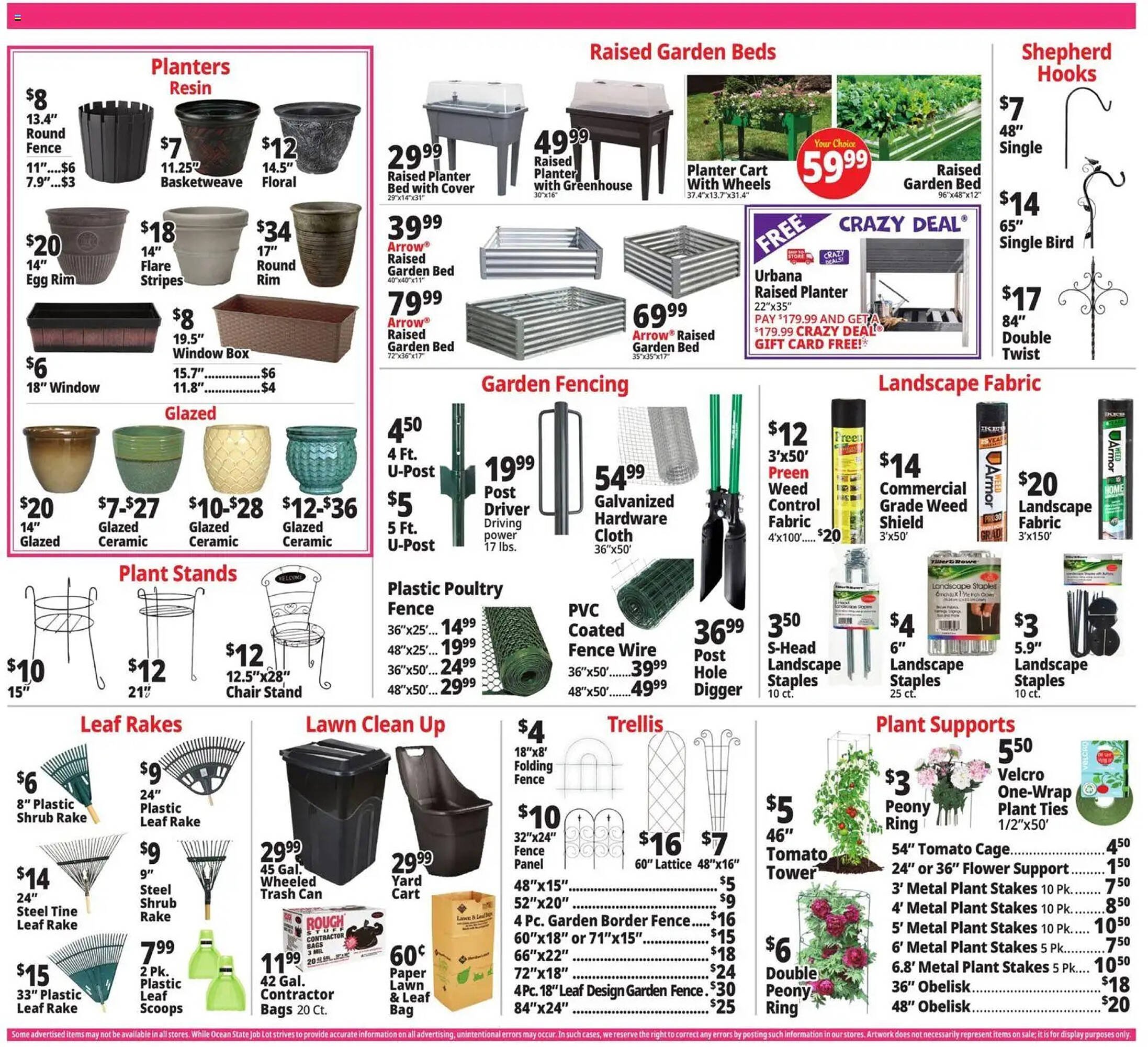 Ocean State Job Lot flyer