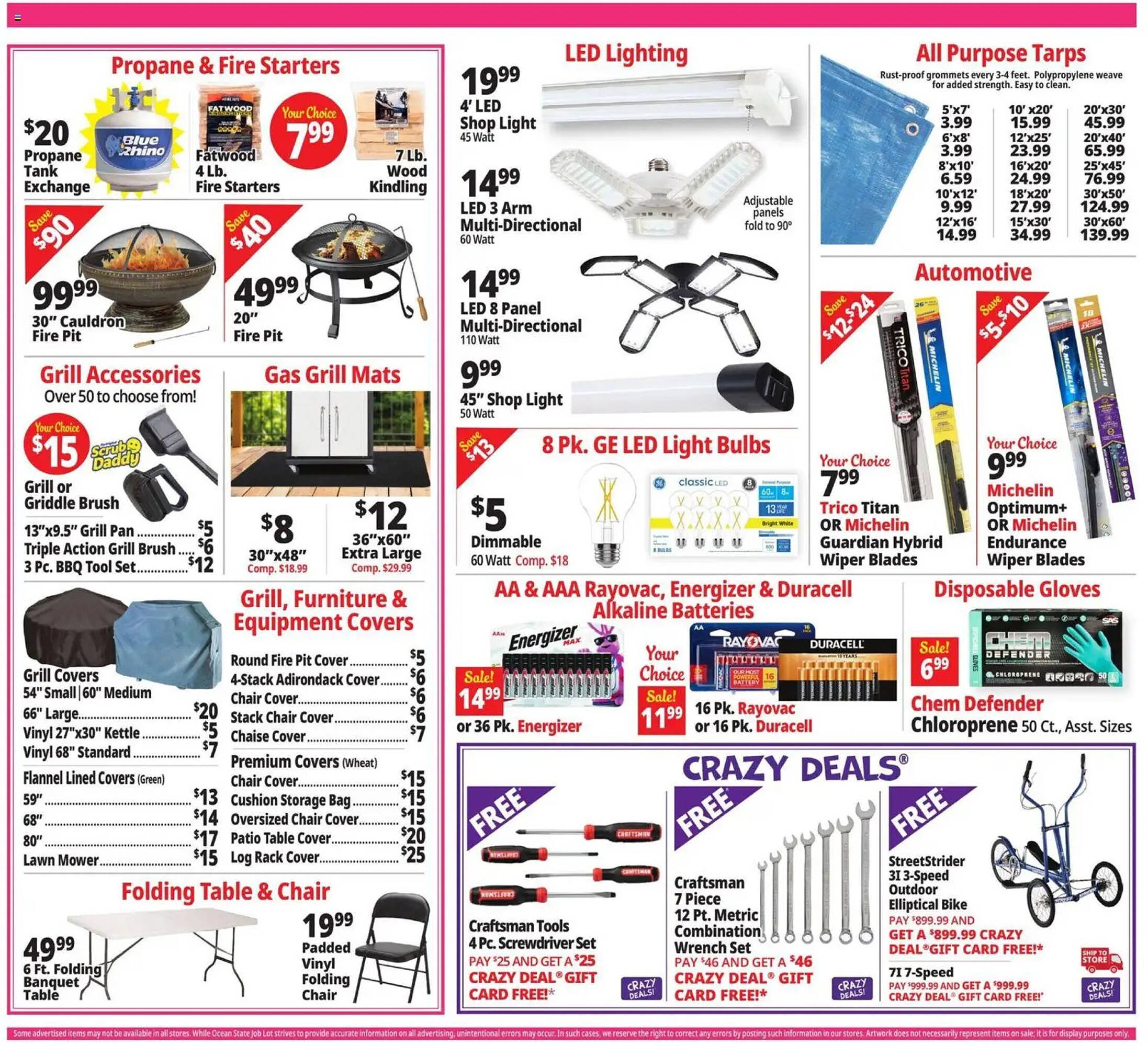 Ocean State Job Lot flyer
