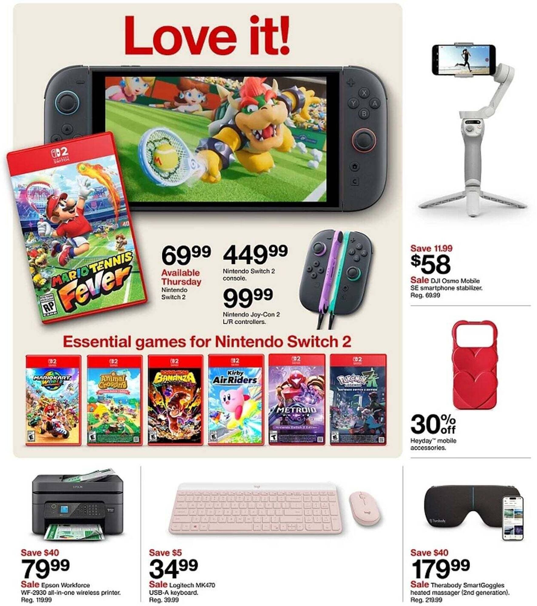 Target weekly ad
