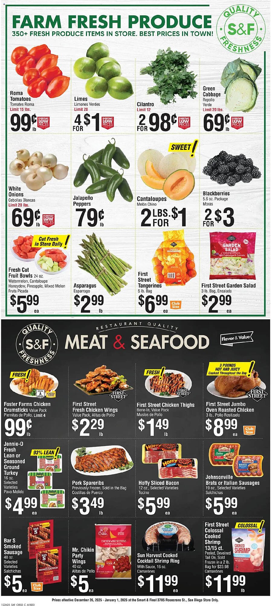 Smart &amp; Final weekly ad