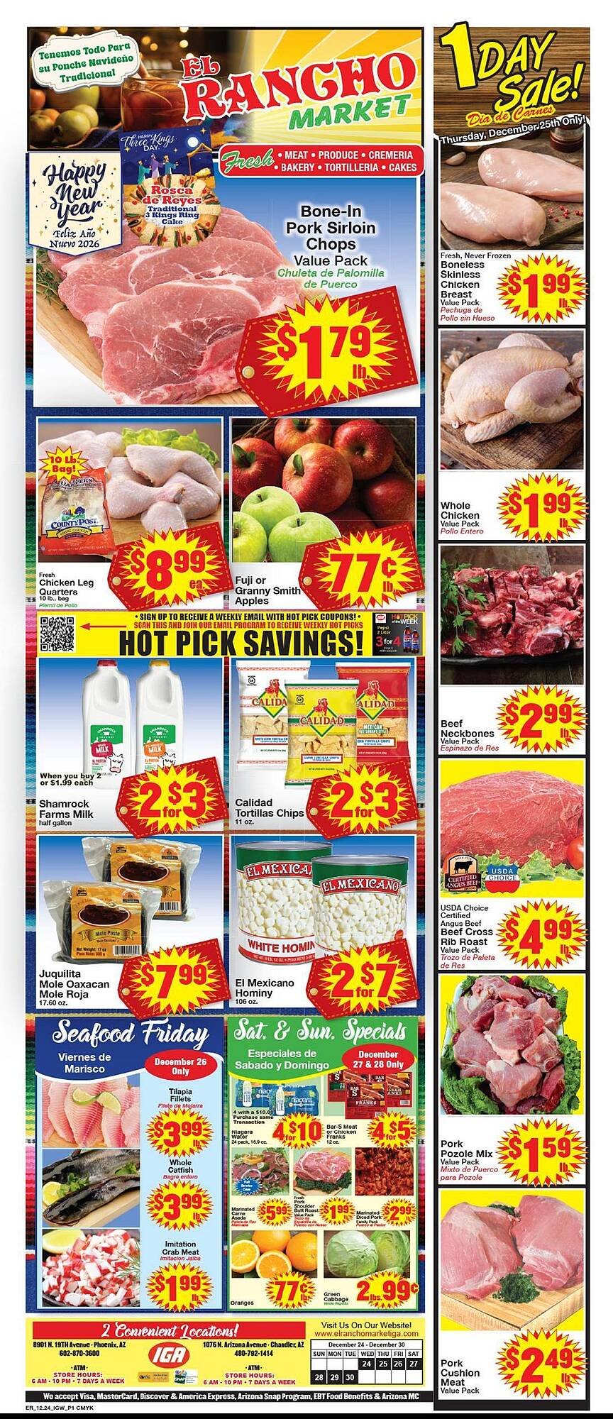Supermercado El Rancho weekly ad