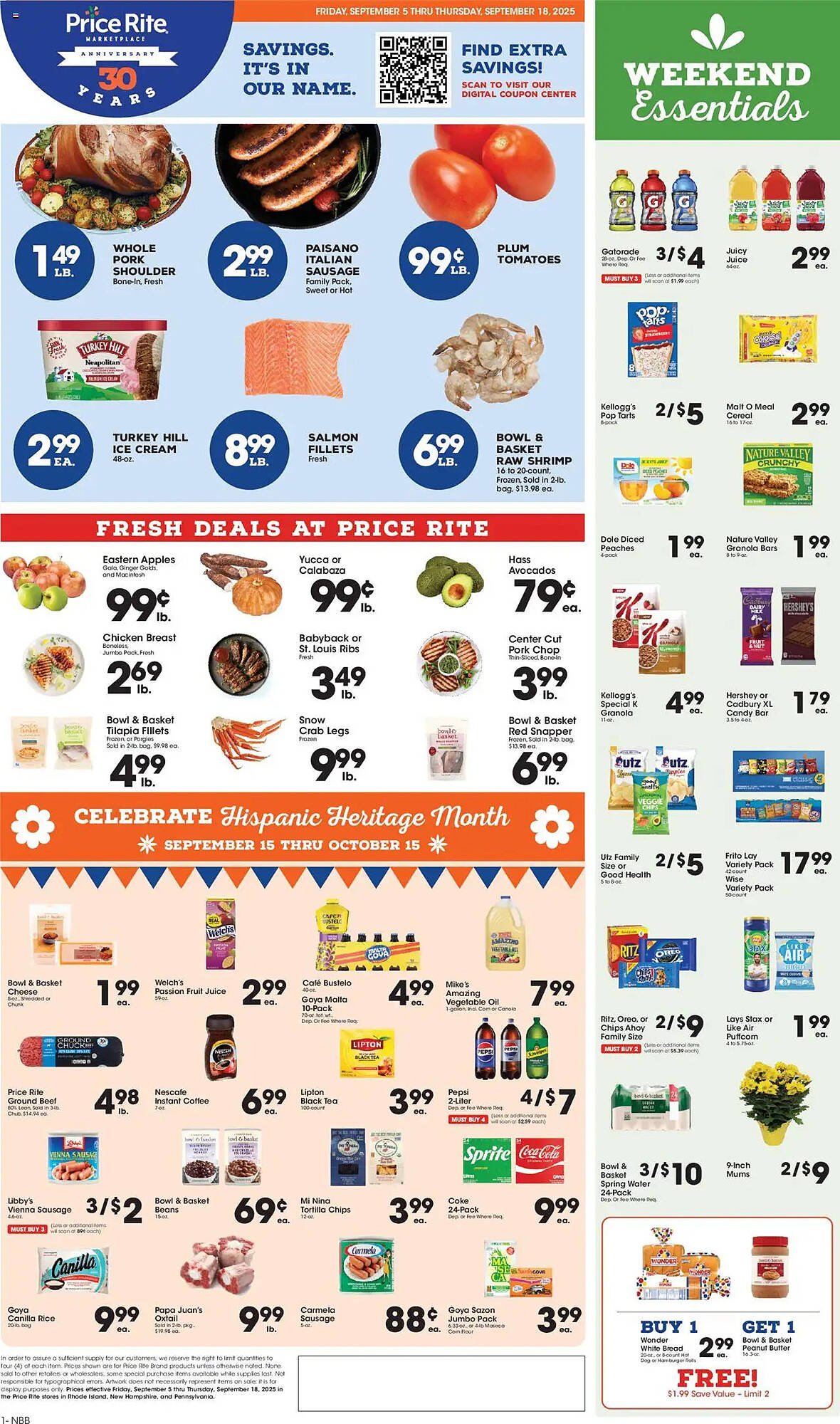 Price Rite circular (2025-09-05 - 2025-09-19) | 1